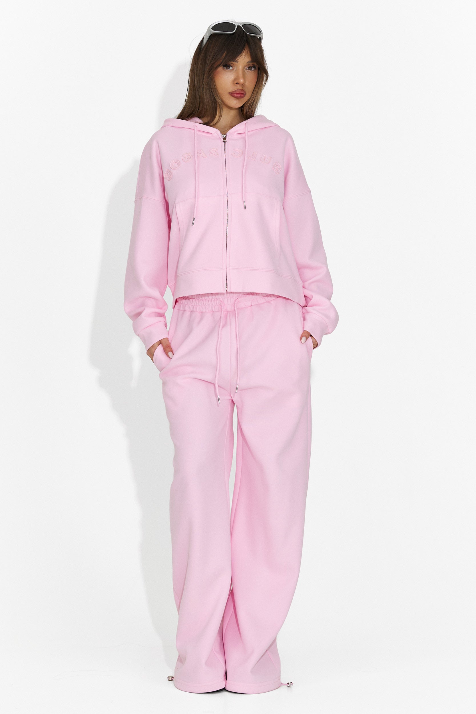 Tuta da allenamento casual rosa da donna Sidiona Bogas