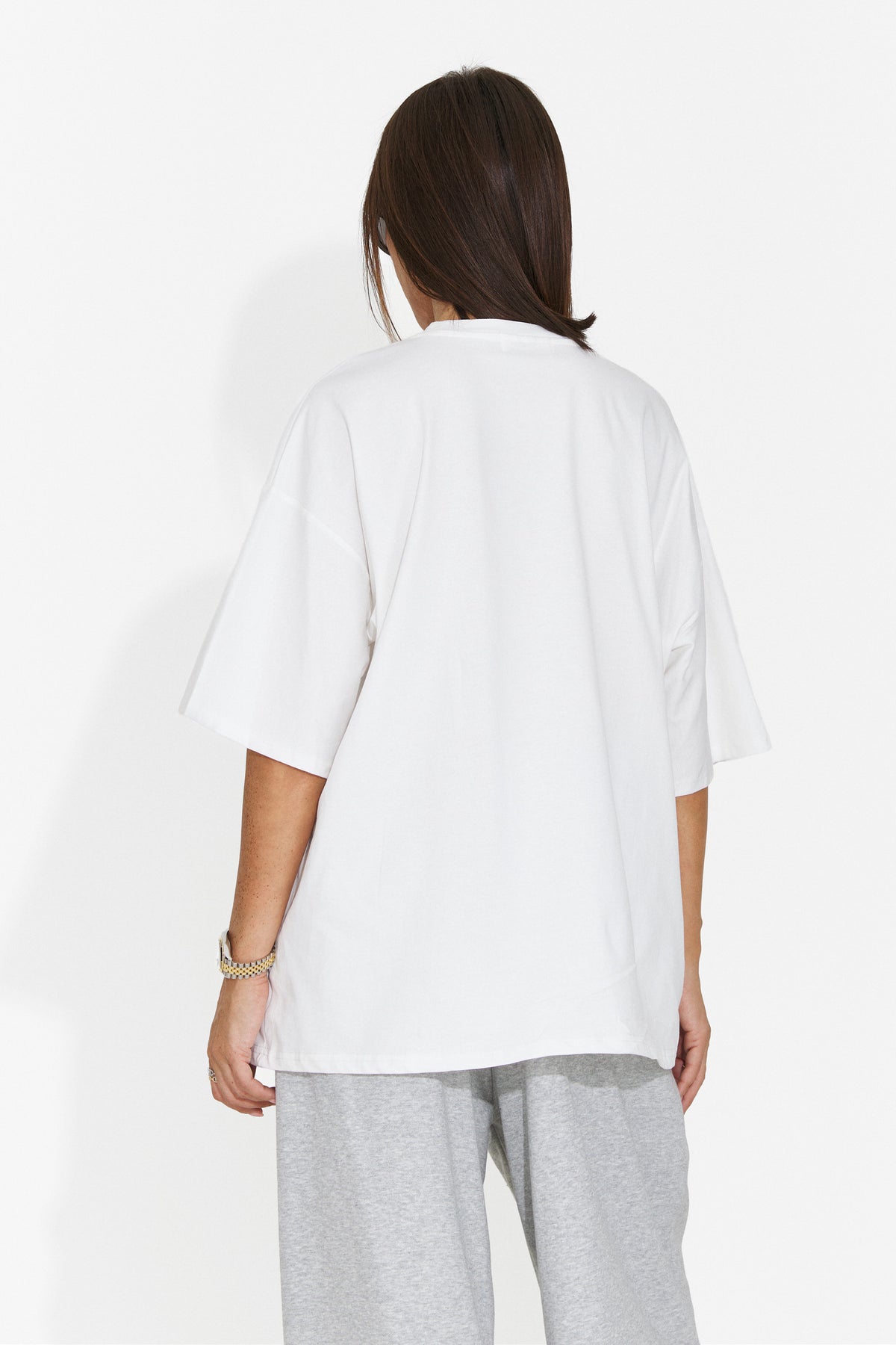 Tricou casual alb Flyloroira Bogas