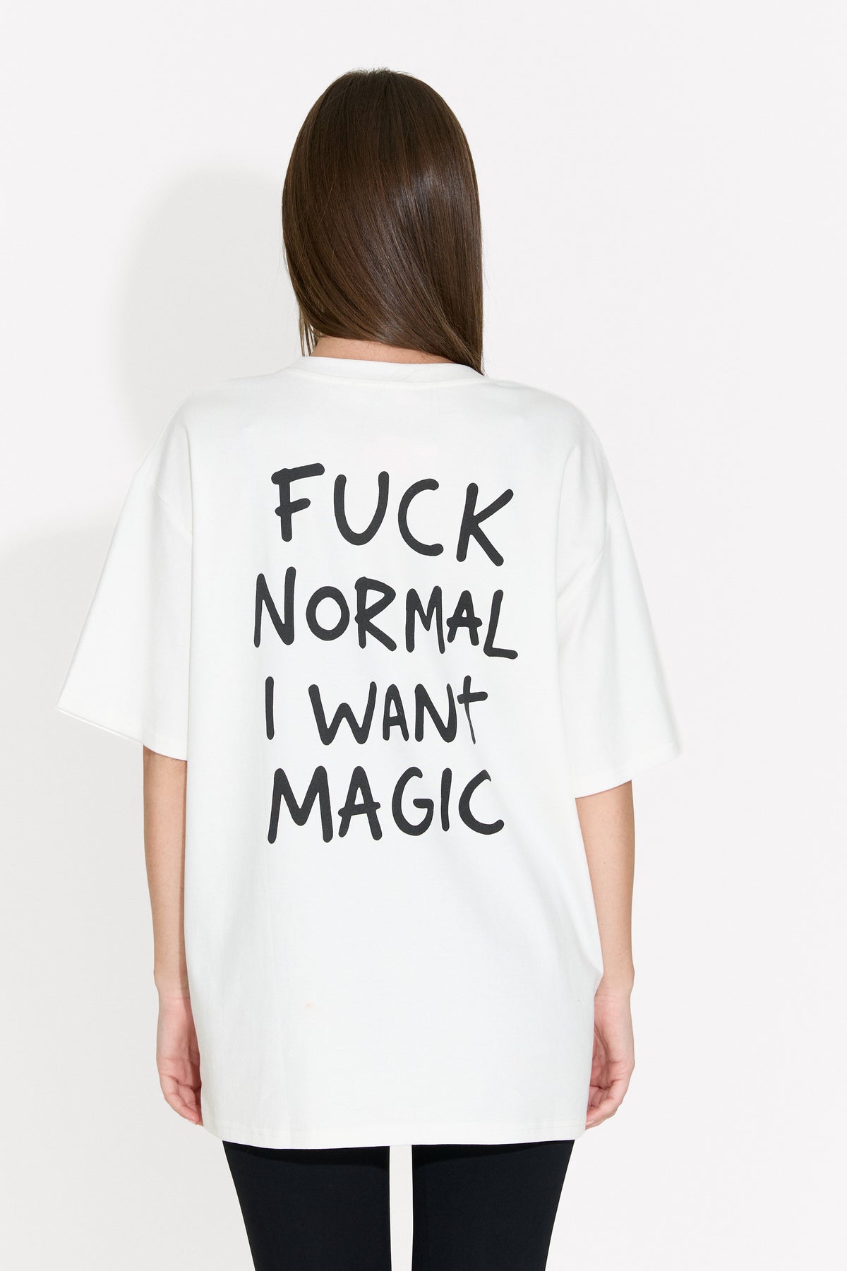 T-shirt casual da donna bianca Andrena Bogas