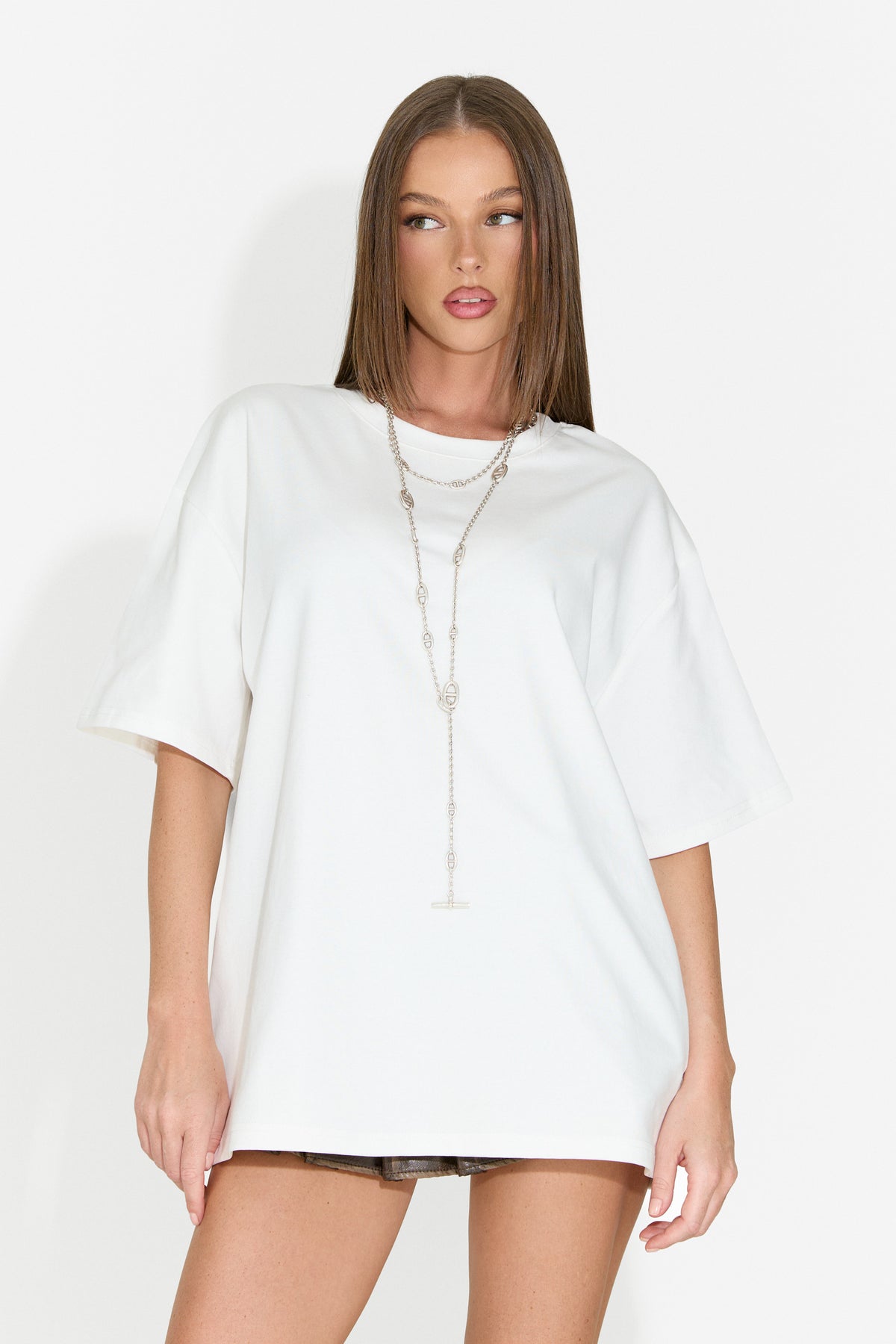 T-shirt casual da donna bianca Boniva Bogas