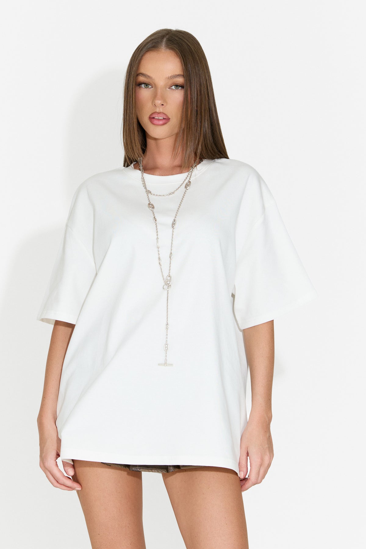 T-shirt casual da donna bianca Boniva Bogas