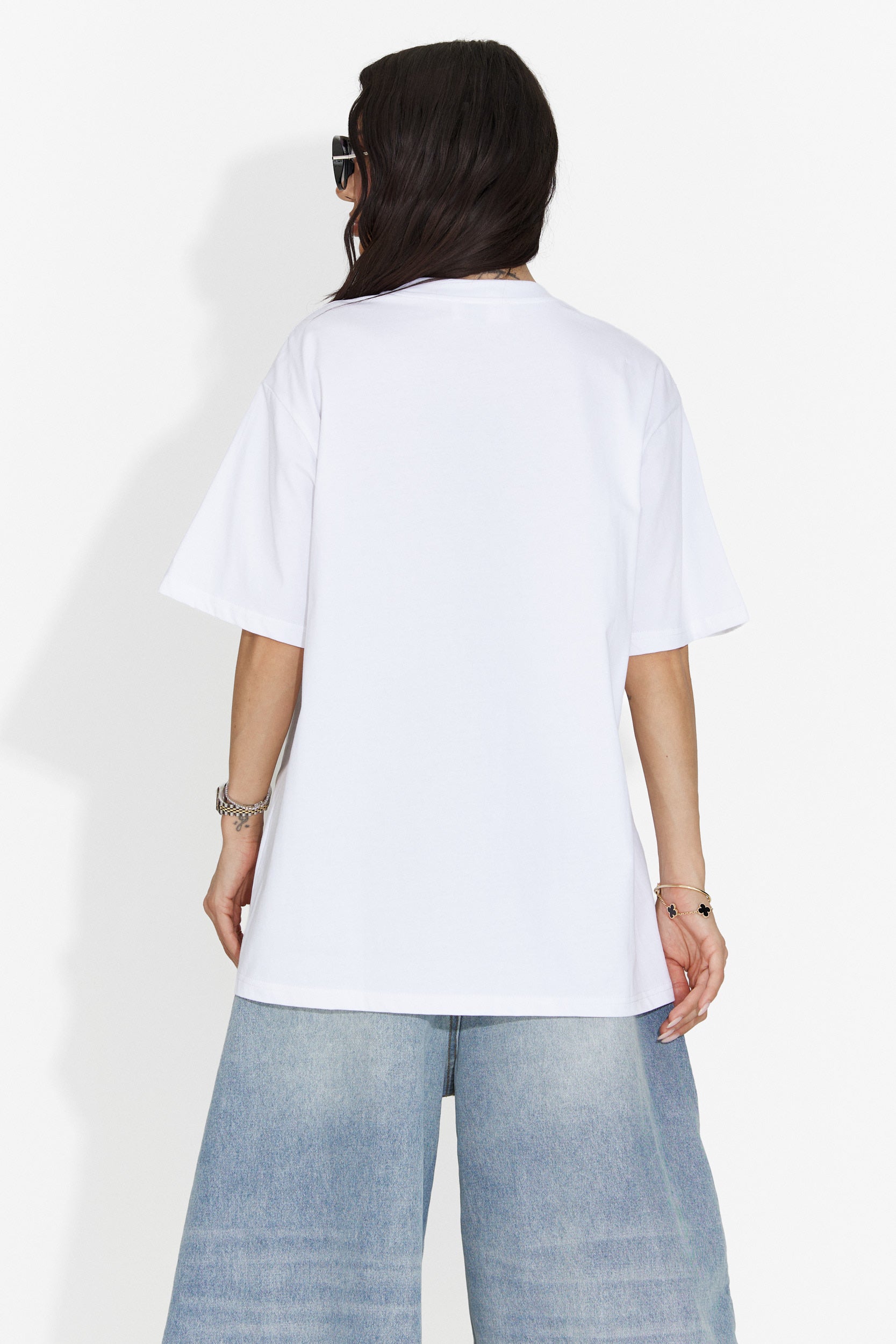 Kohleria Bogas T-shirt Casual Bianca da Donna