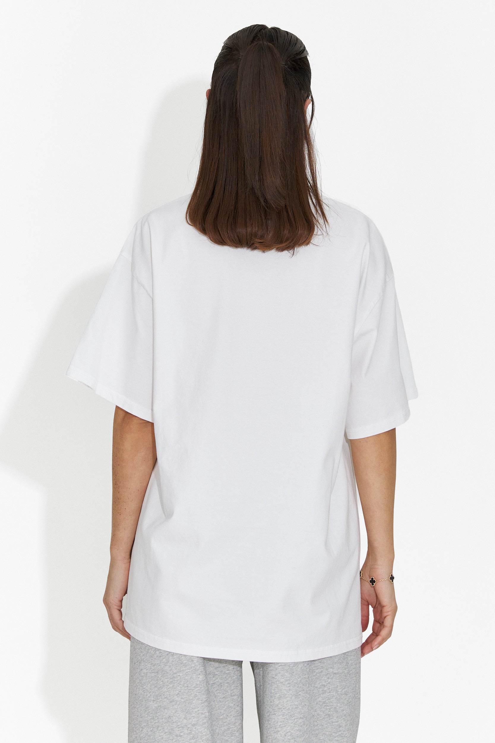 Solenia Bogas T-Shirt Casual Bianca da Donna