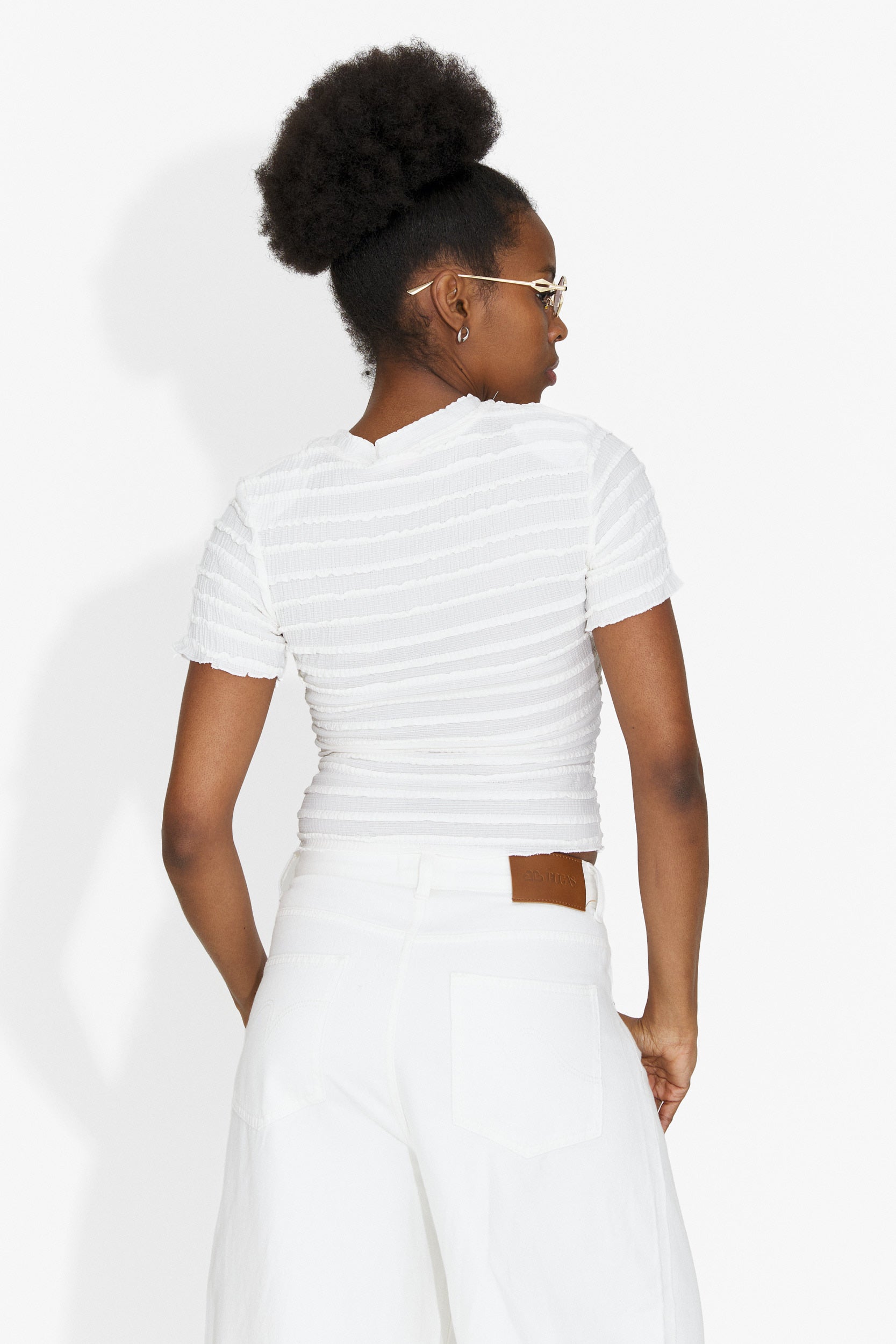 Versala Bogas T-Shirt Casual Bianca per Donne