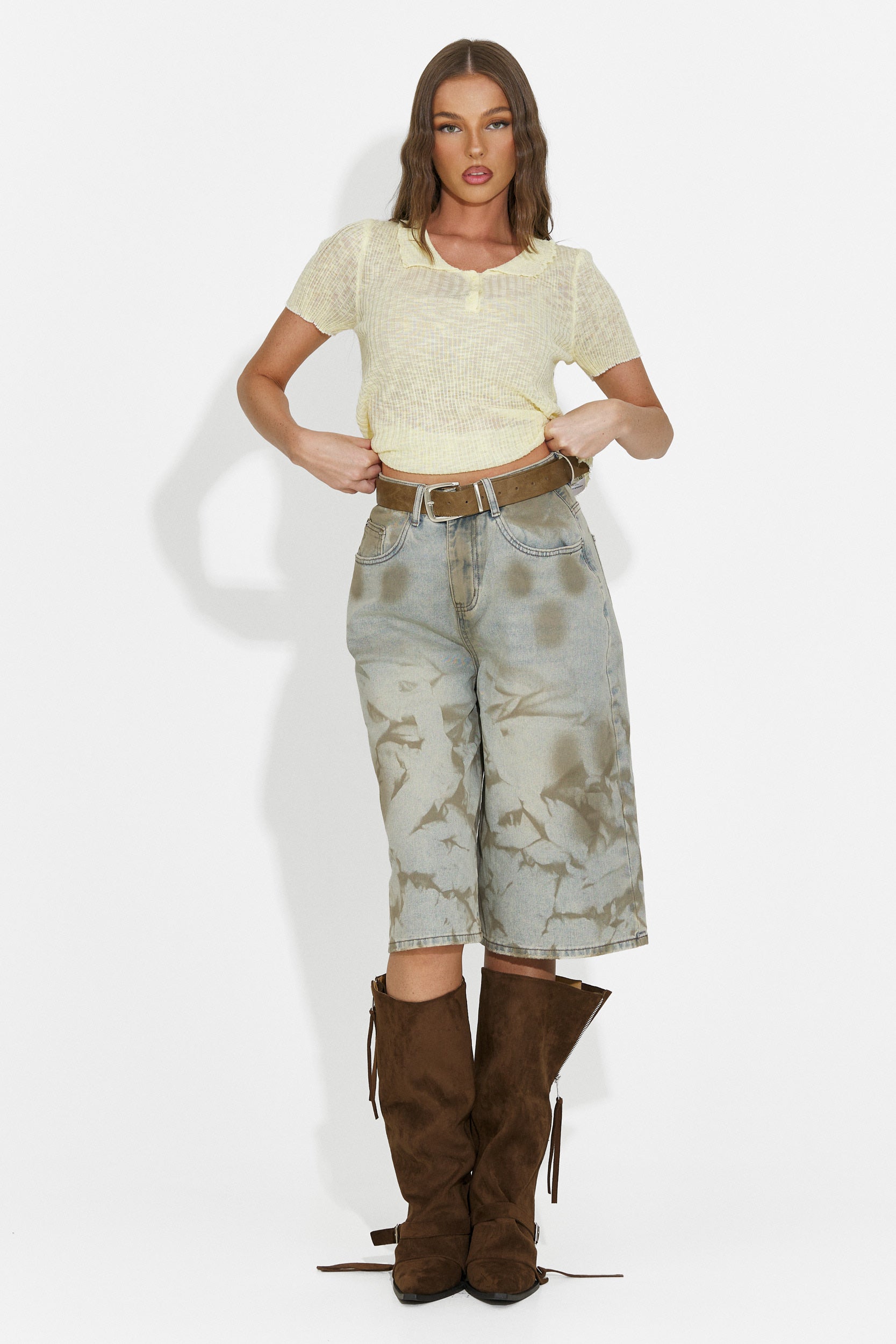 Maglietta donna casual gialla Cecinia Bogas