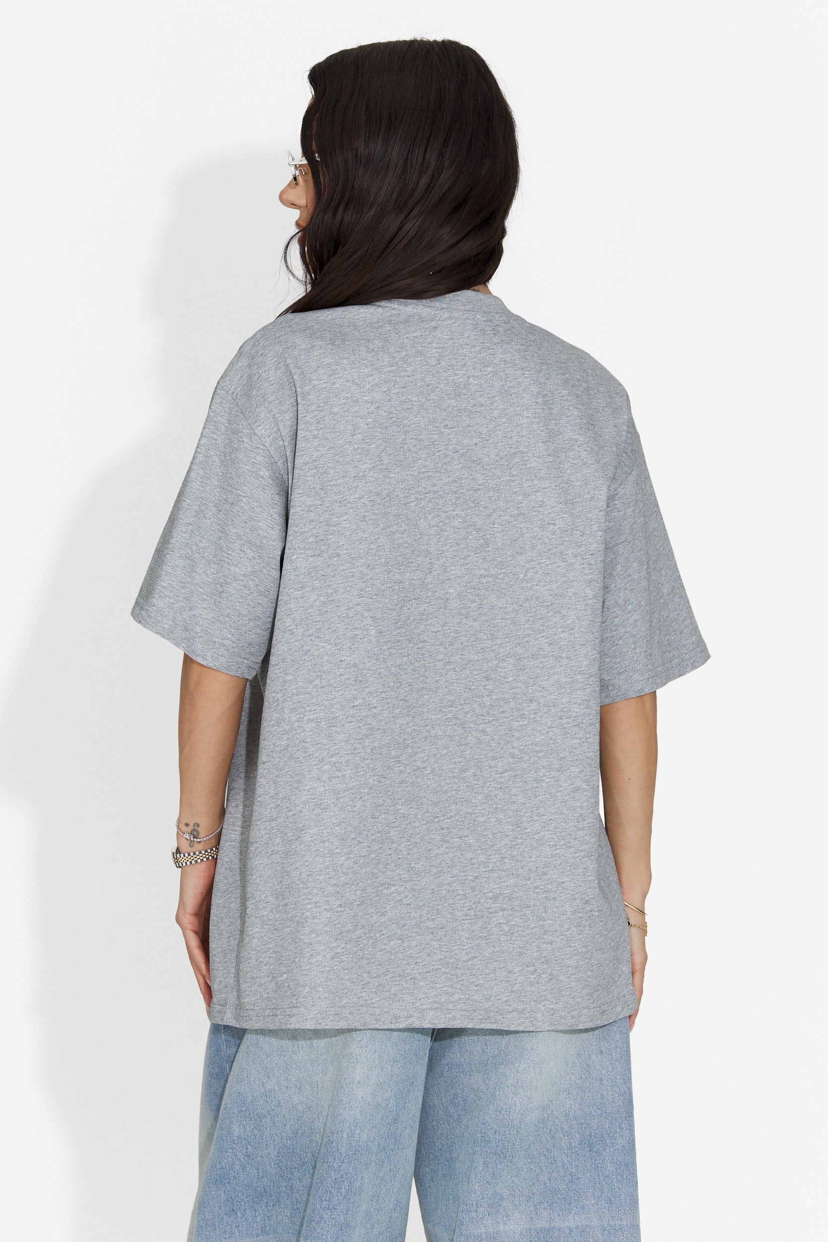 Kohleria Bogas T-Shirt Casual Grigio per Donne