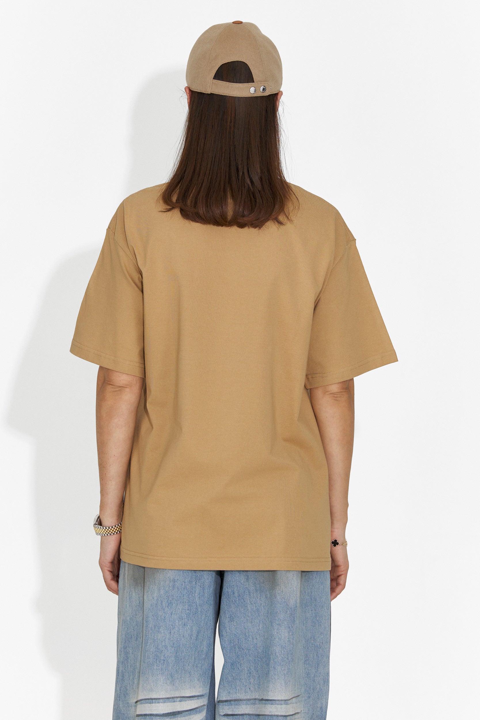 Cristelia Bogas T-Shirt Casual Marrone per Donne