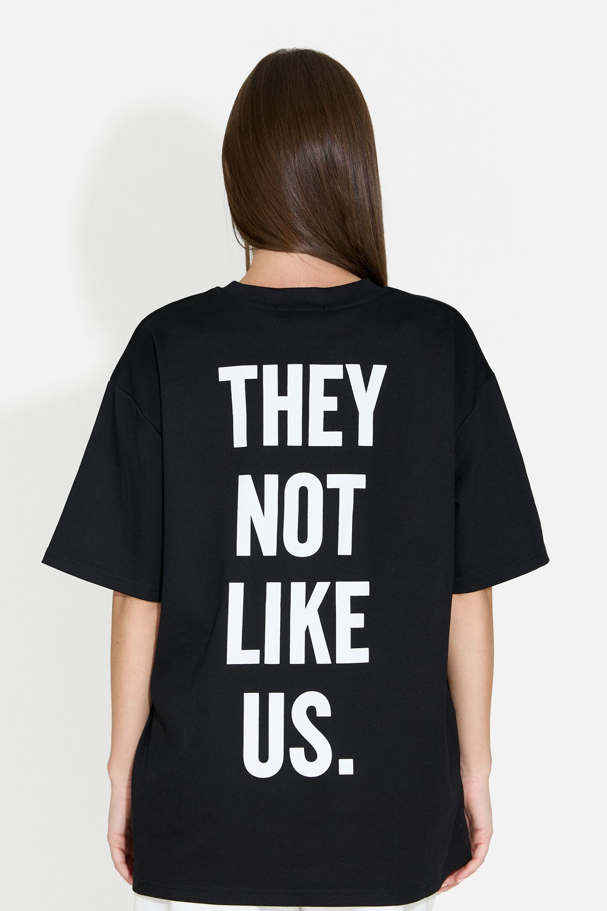 T-shirt casual da donna nera Abdias Bogas