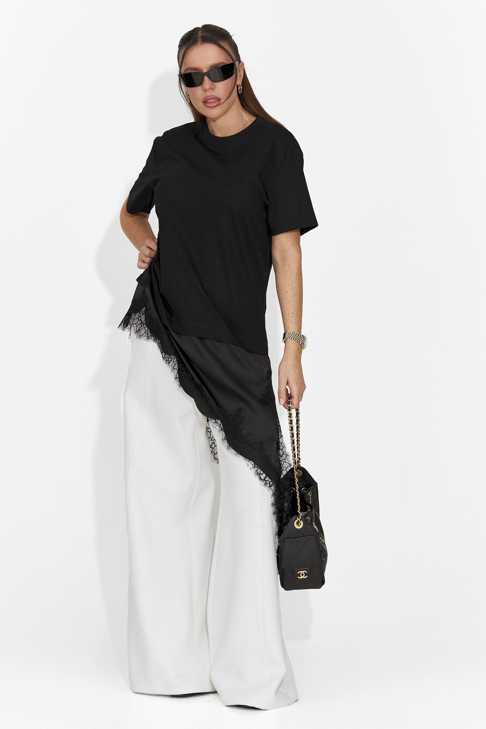 Arkana Bogas T-shirt Casual Nera da Donna