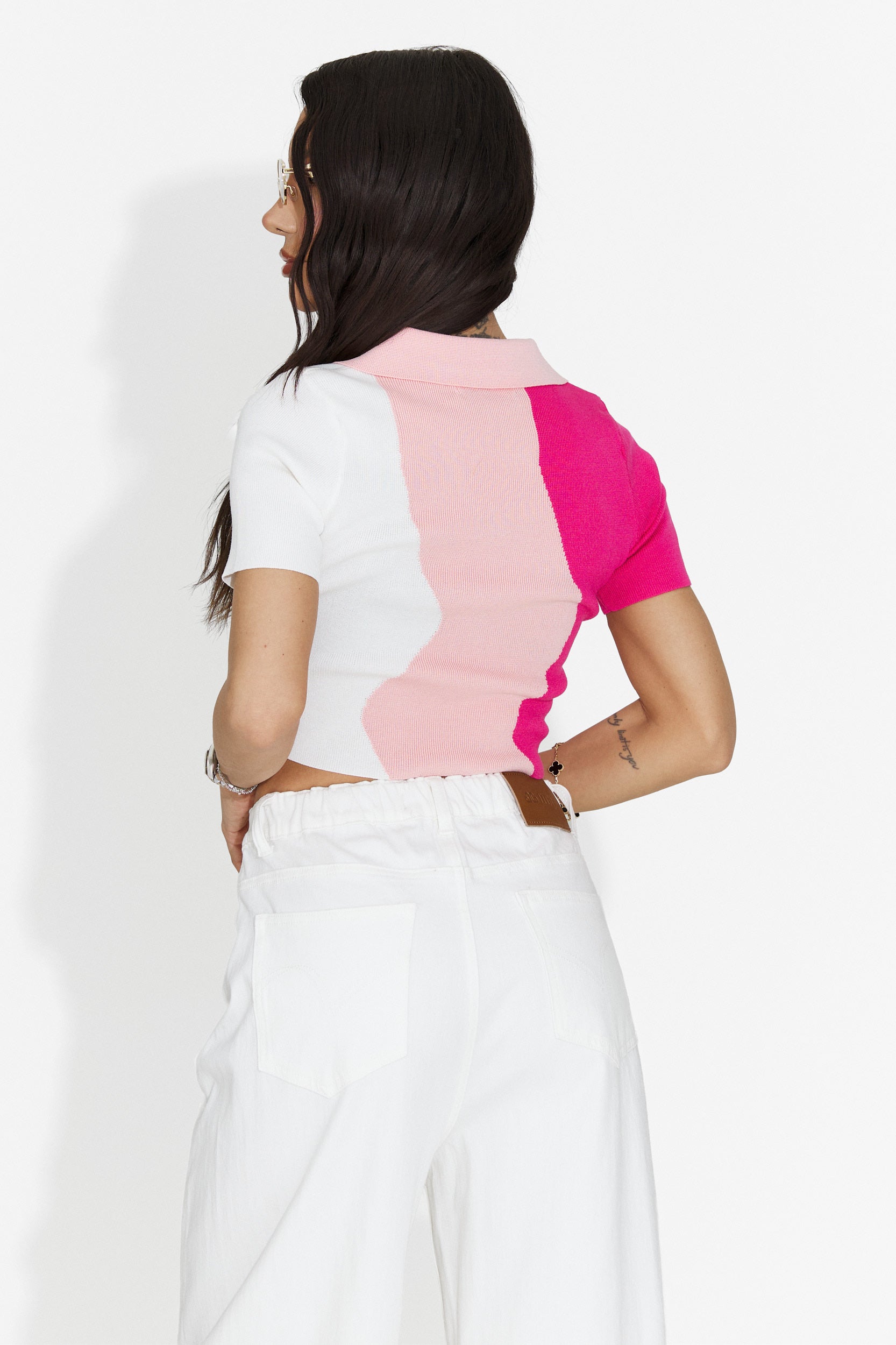 Oniana Bogas T-Shirt Casual Rosa per Donne