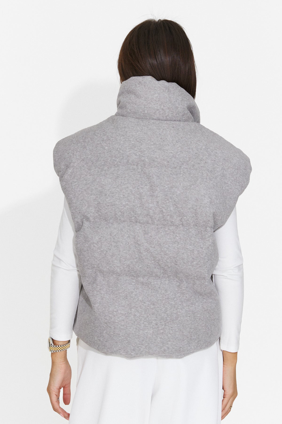 Vesta casual gri Glymzesia Bogas