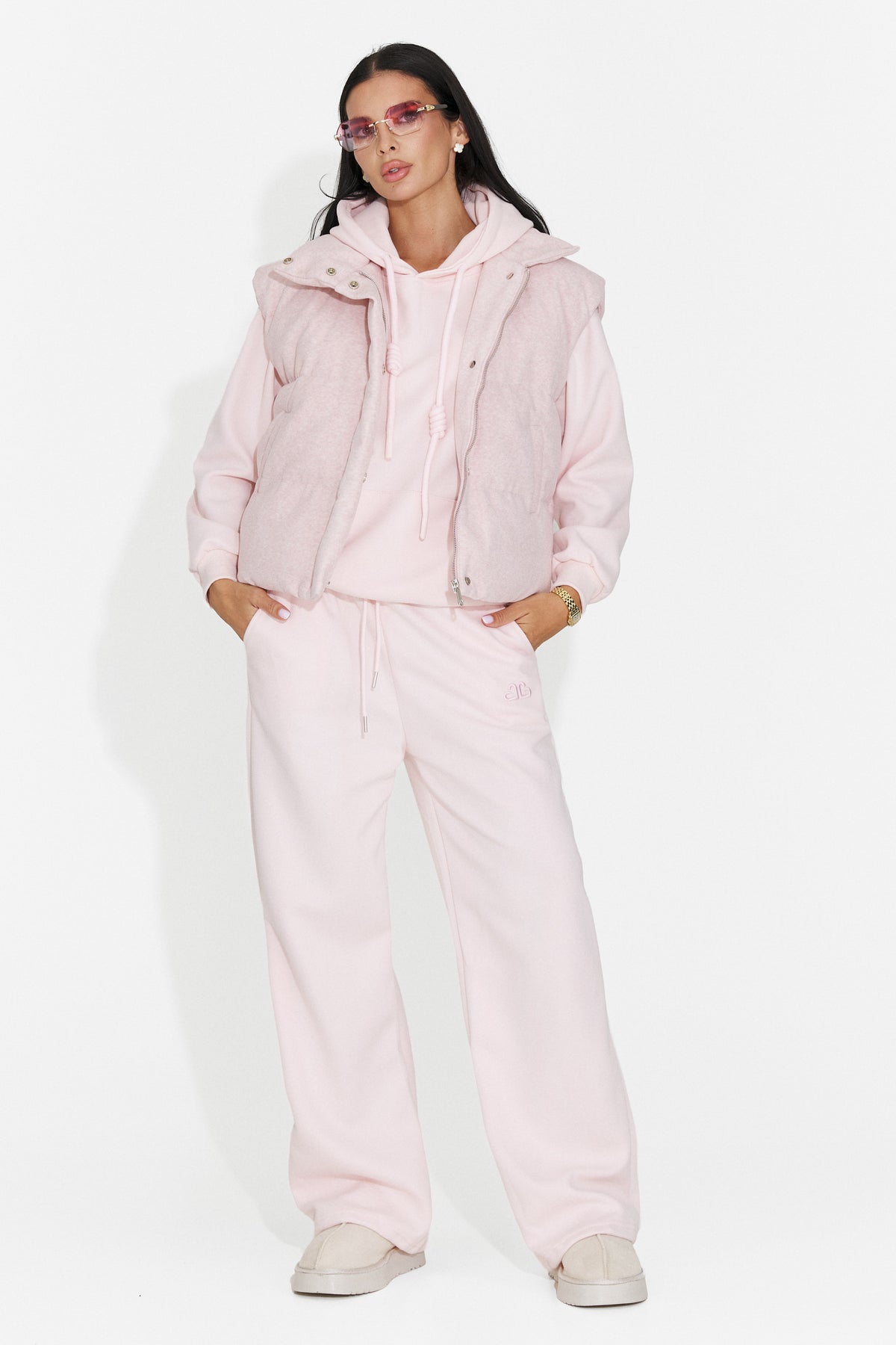 Vesta casual roz Glymzesia Bogas