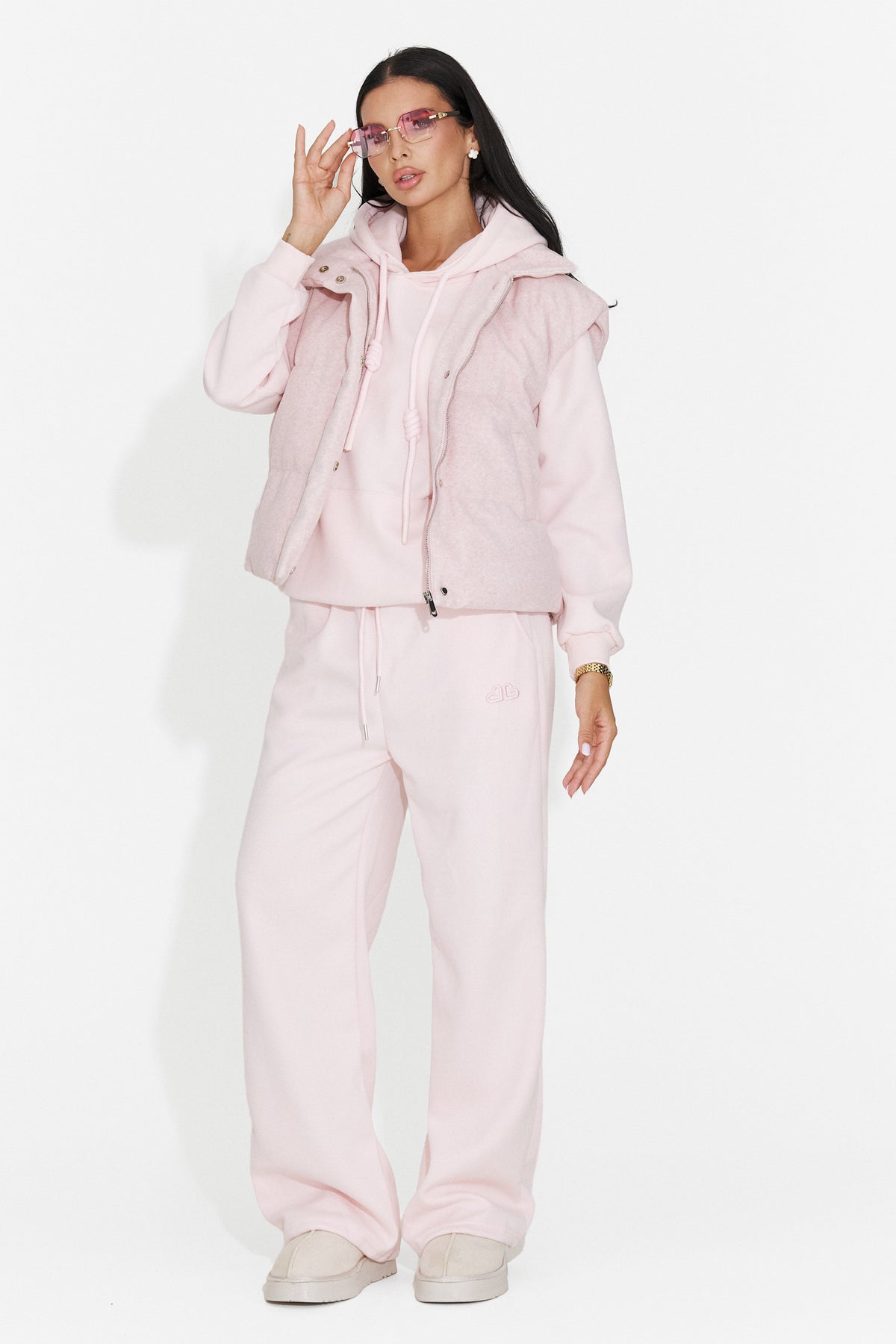 Vesta casual roz Glymzesia Bogas