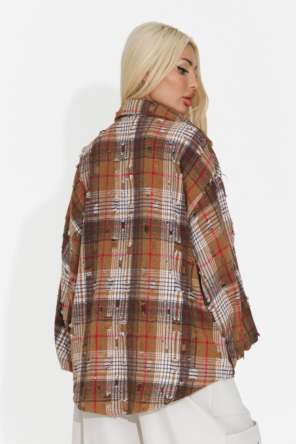 Camicia da donna elegante marrone Purely Bogas