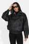 Giacca Casual Nera da Donna di Nadyesia Bogas