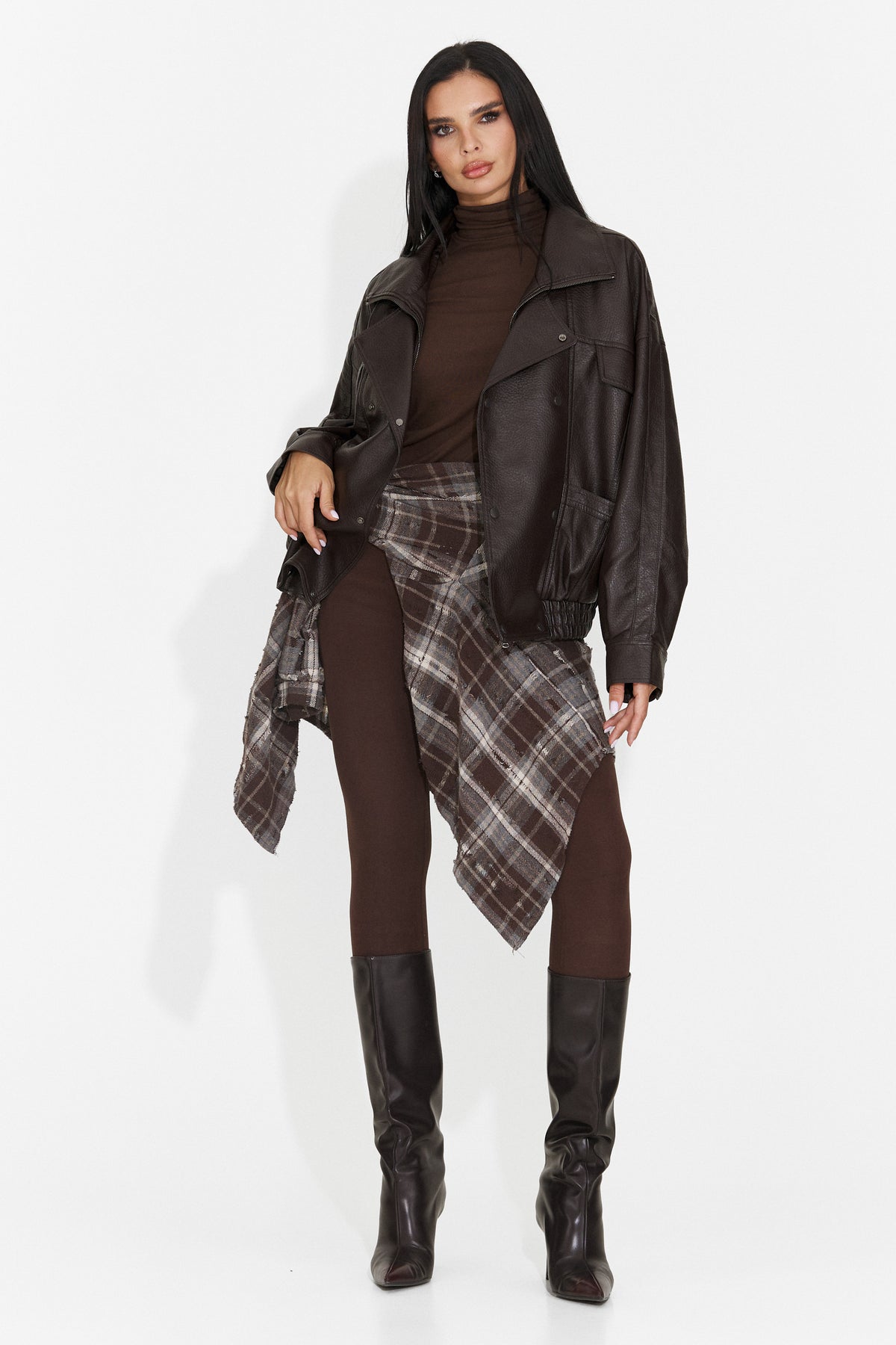 Giacca Casual Marrone da Donna di Nadyesia Bogas