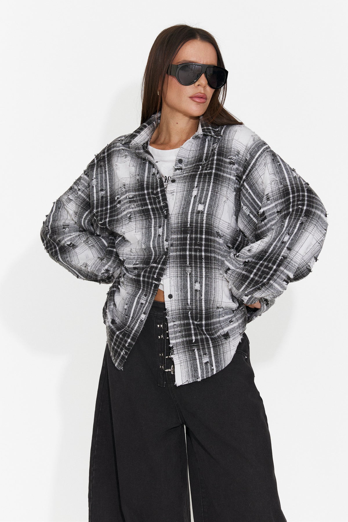 Elegante Camicia Nera da Donna Pura Bogas