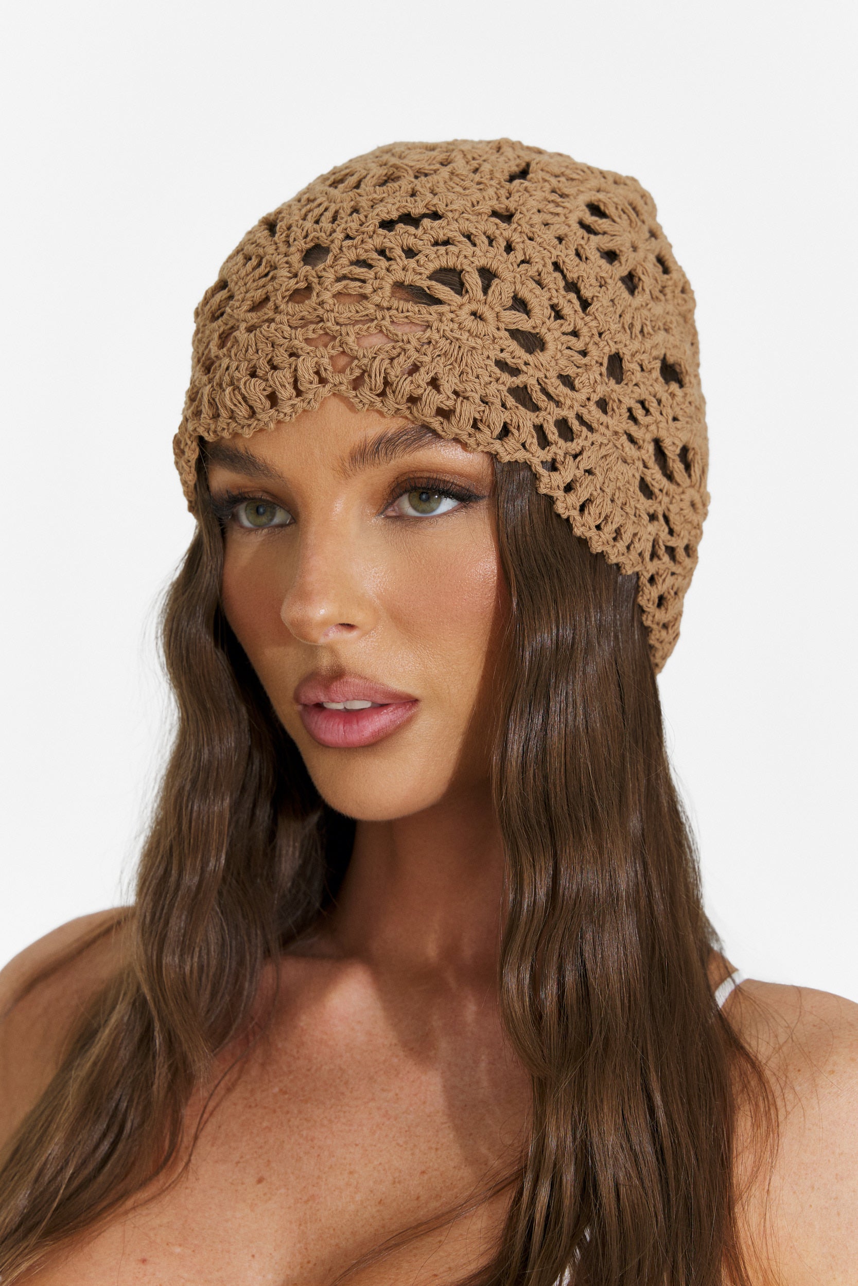 Accessorio da donna per la testa marrone Senis Bogas