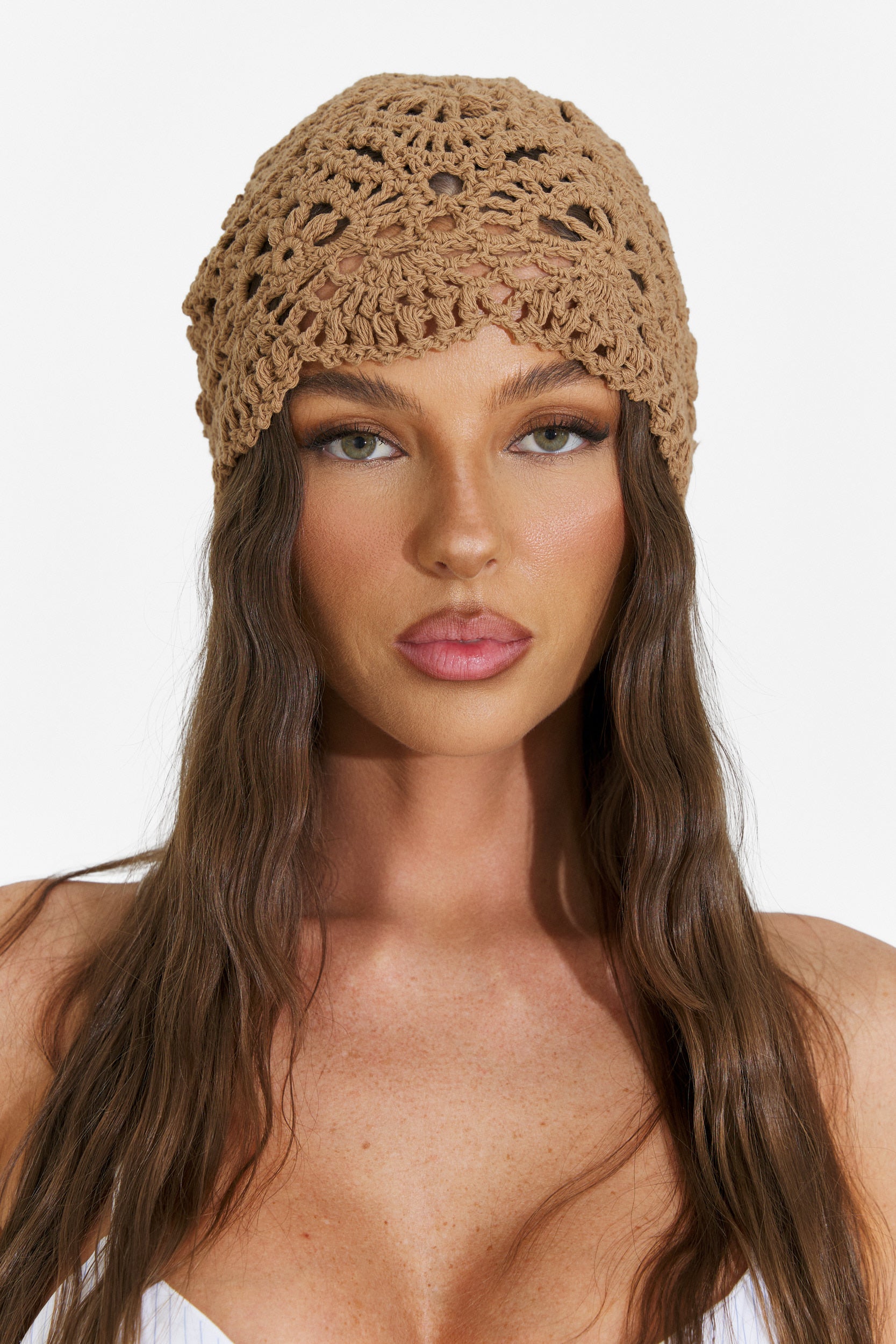 Accessorio da donna per la testa marrone Senis Bogas