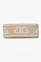 Fascia per capelli casual beige Kasra Bogas per donna