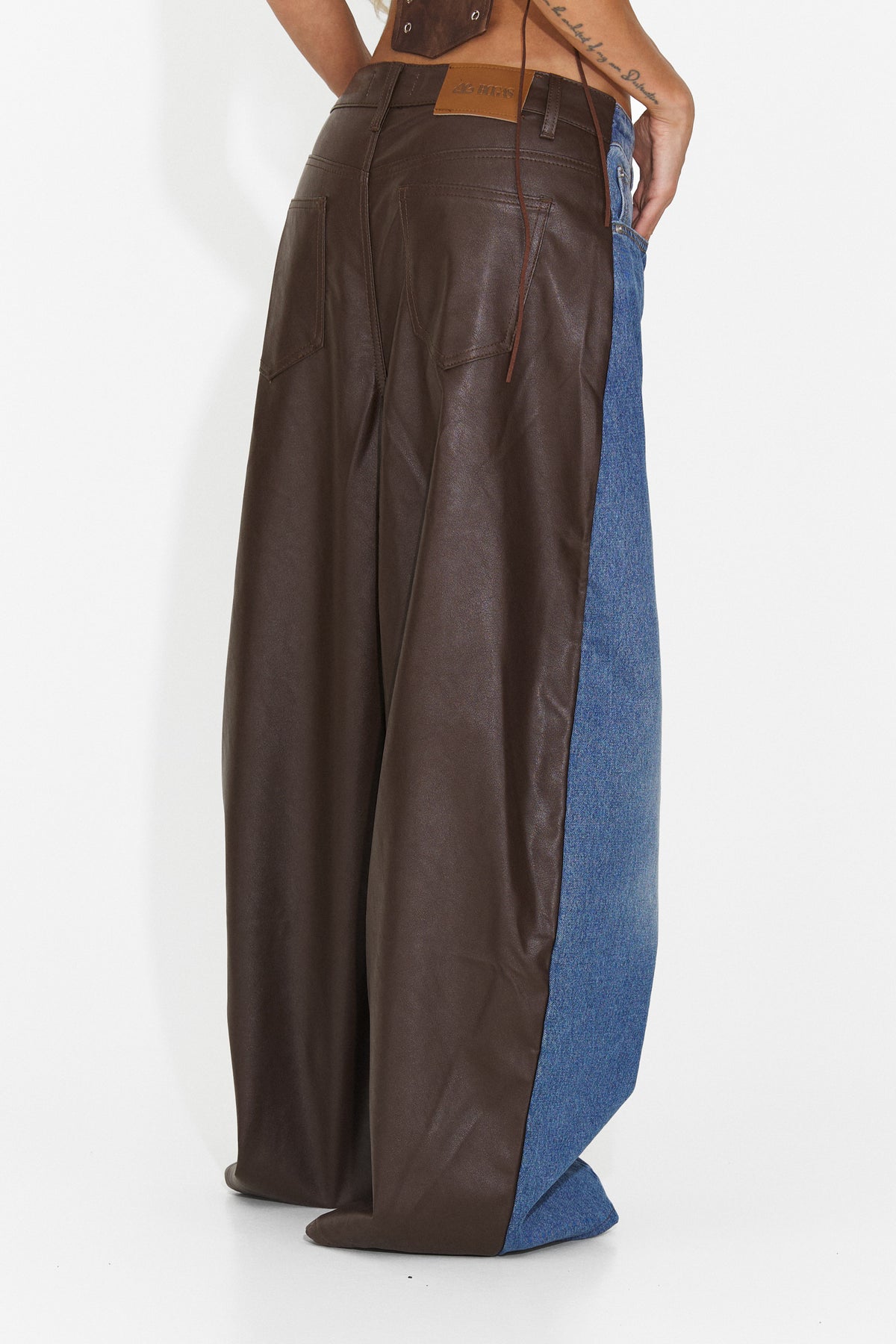 Blugi casual albastri Marazina Bogas