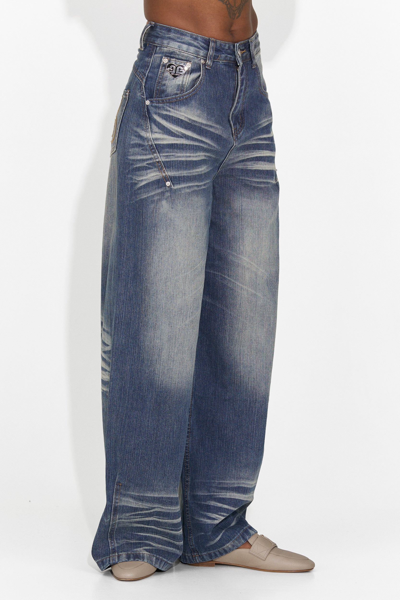 Jeans Blu Casual da Donna di Aretha Bogas