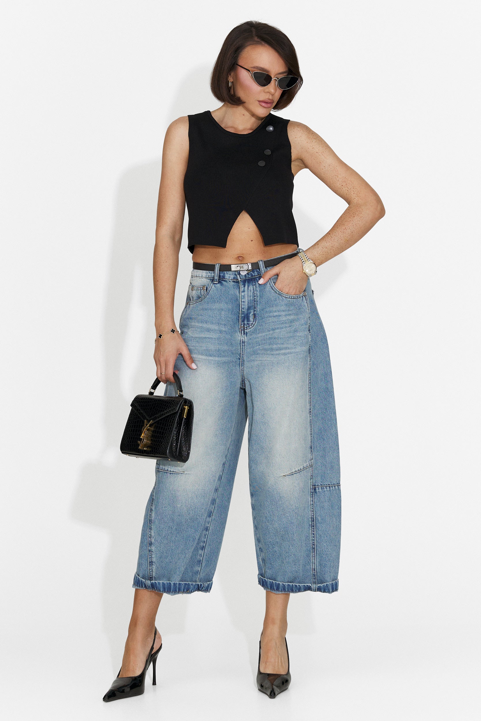 Felipa Bogas Jeans Blu Casual da Donna