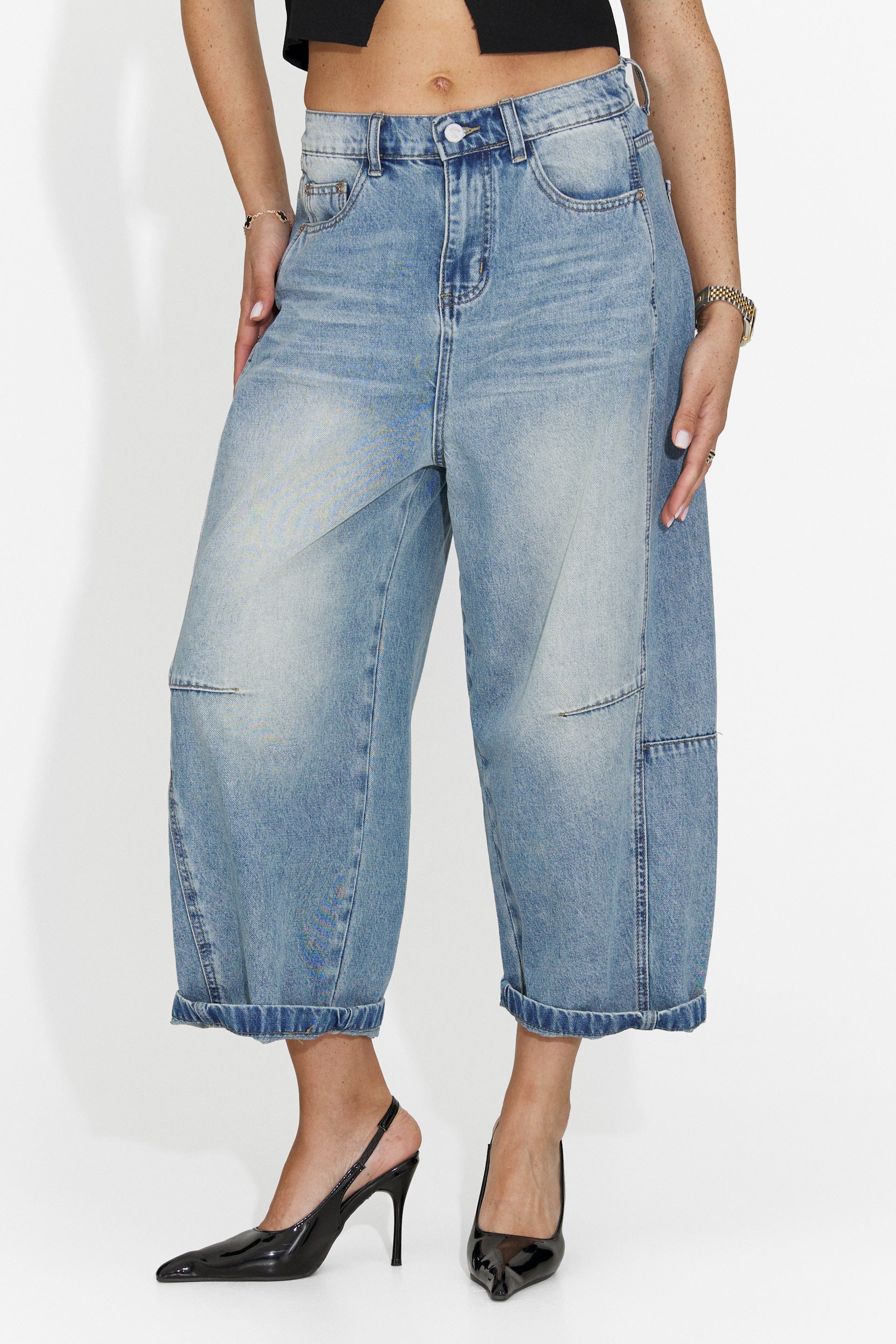 Felipa Bogas Jeans Blu Casual da Donna