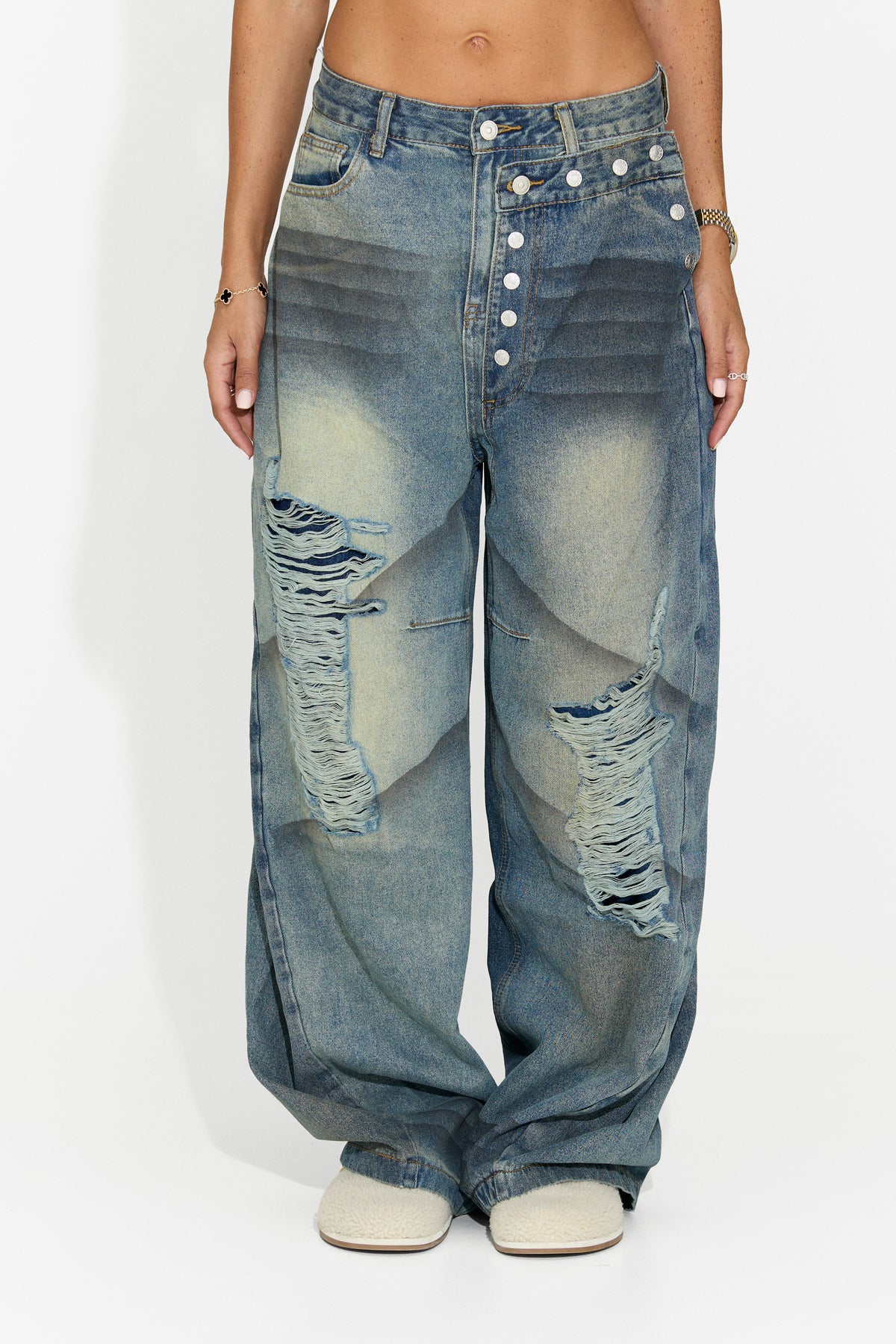 Jeans da donna casual blu Fentasy Bogas