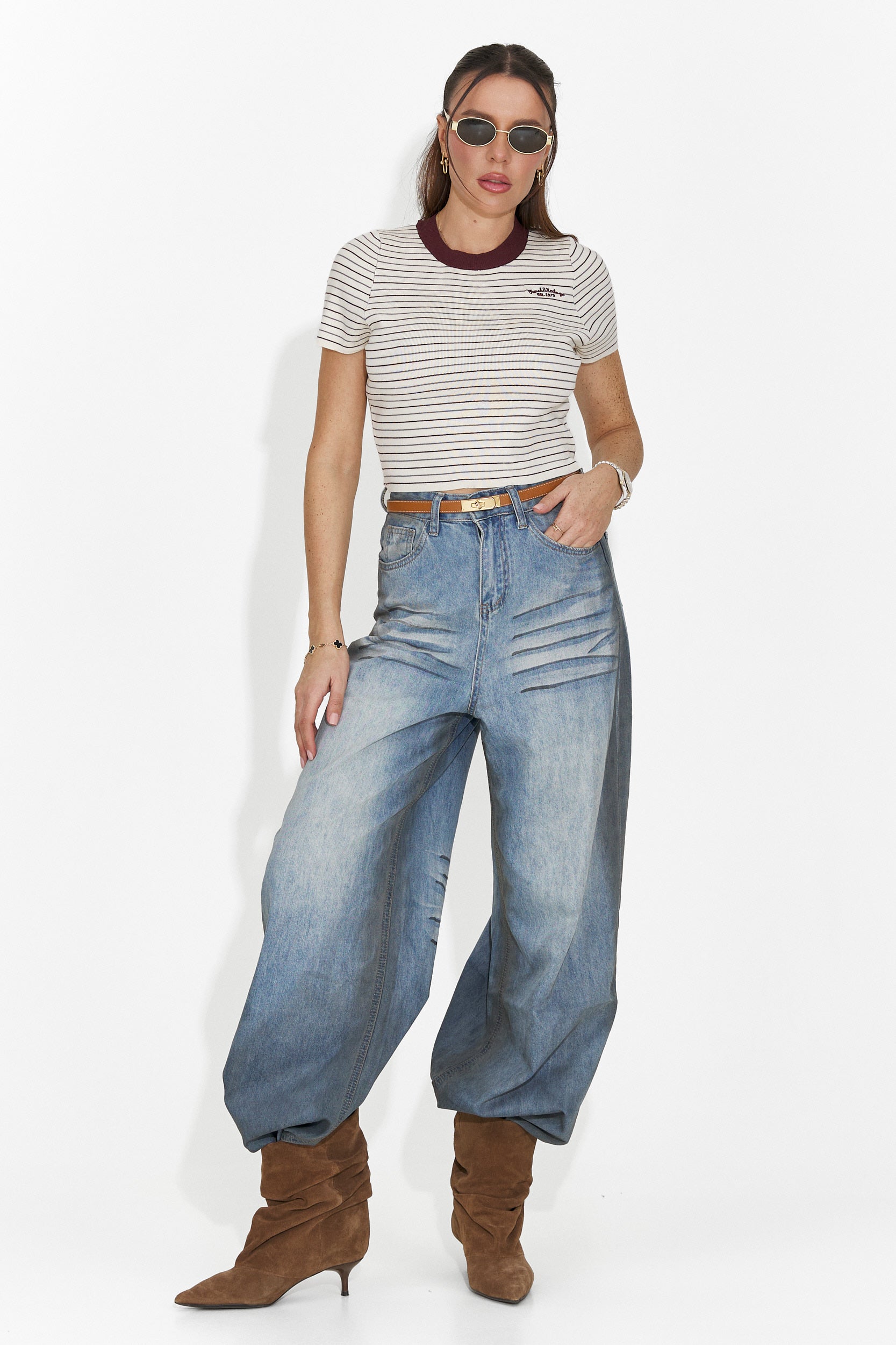 Jeans Blu Casual da Donna di Siminia Bogas