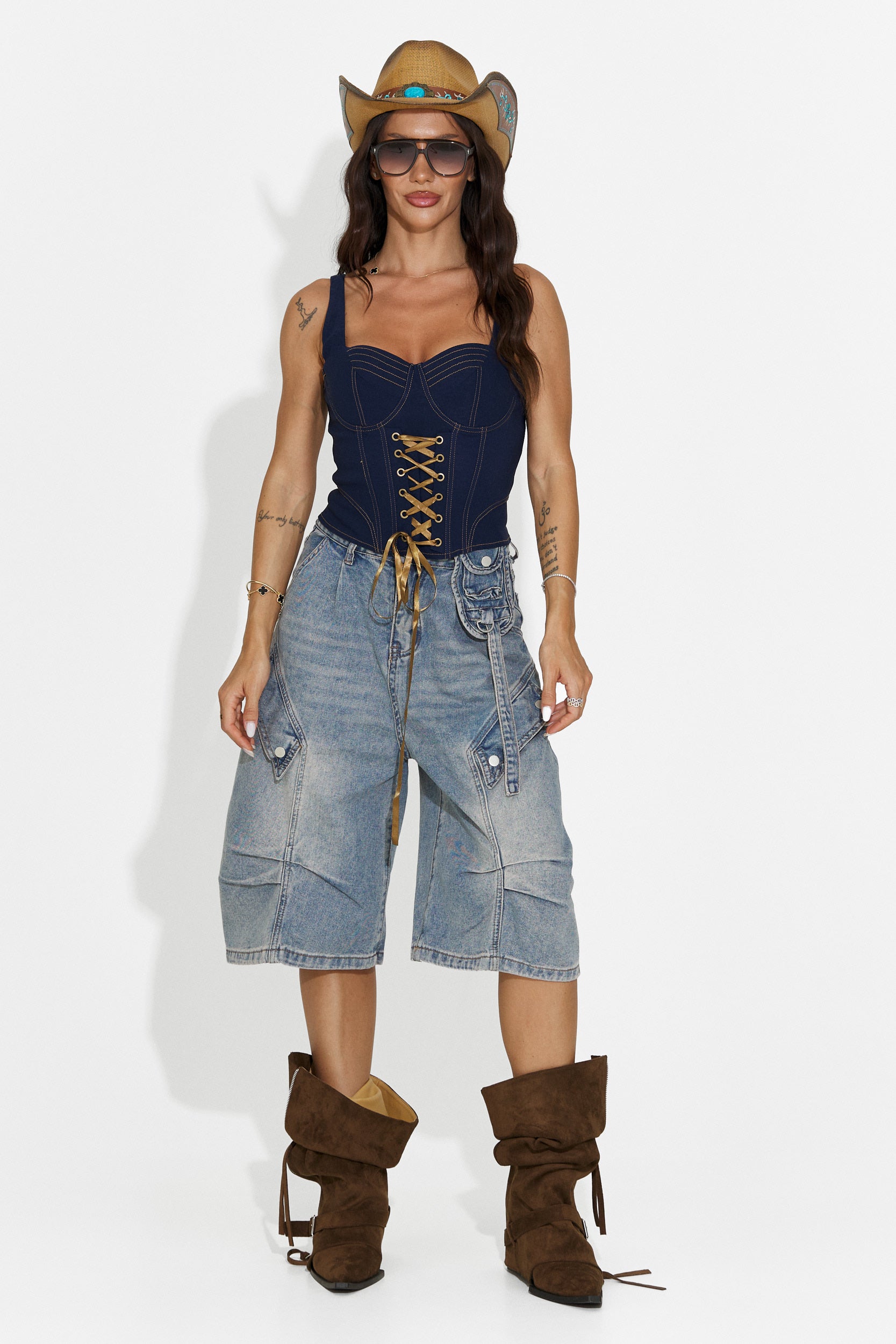 Jeans donna casual blu Teolia Bogas