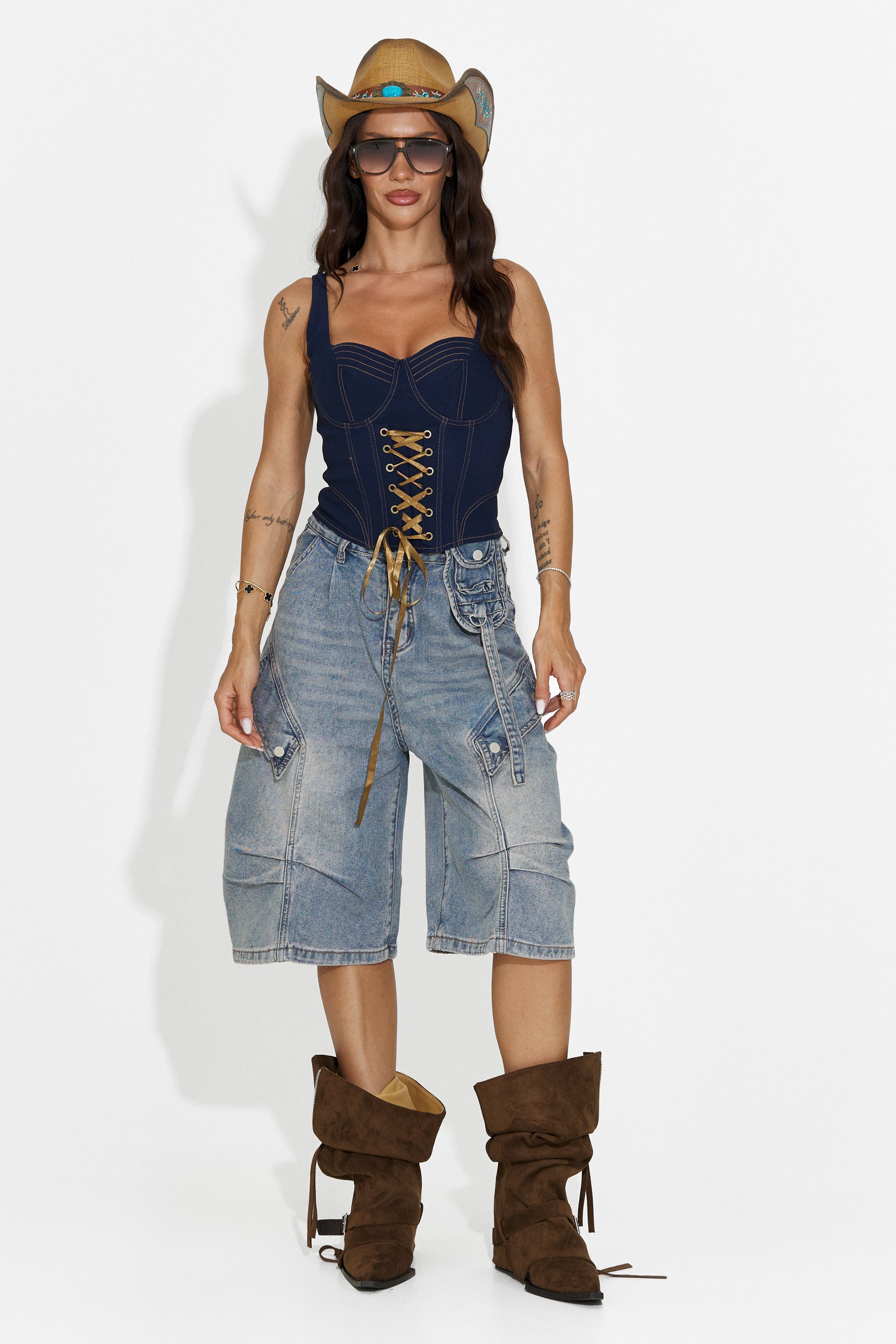 Jeans donna casual blu Teolia Bogas