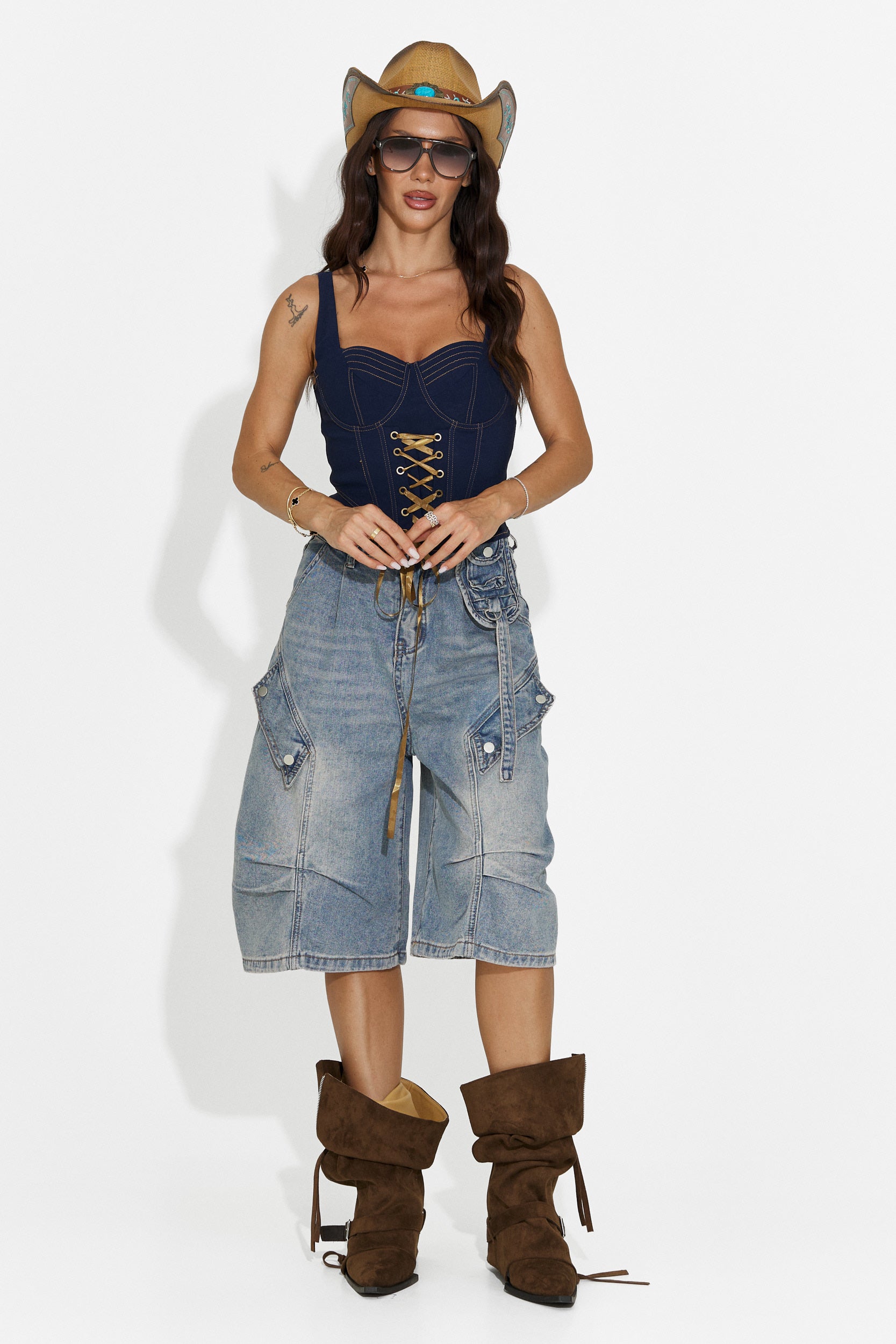 Jeans donna casual blu Teolia Bogas