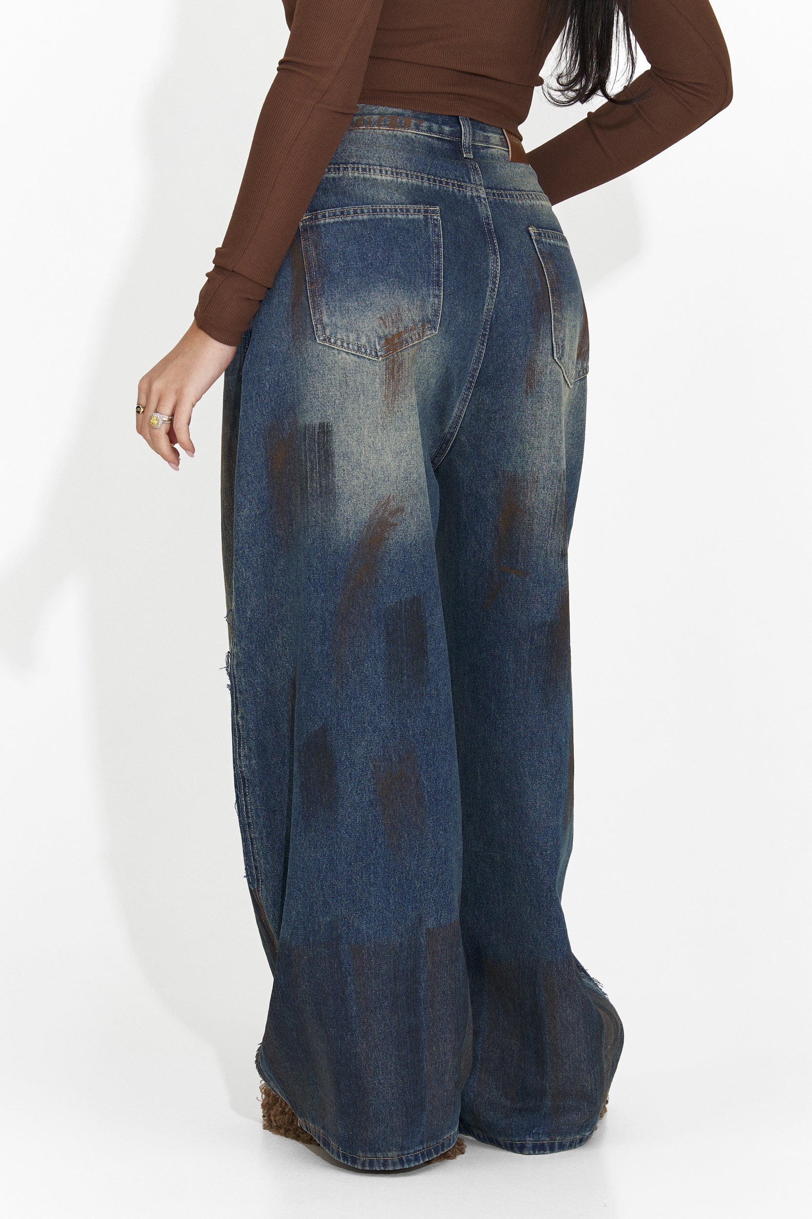 Jeans Blu Casual da Donna di Timina Bogas