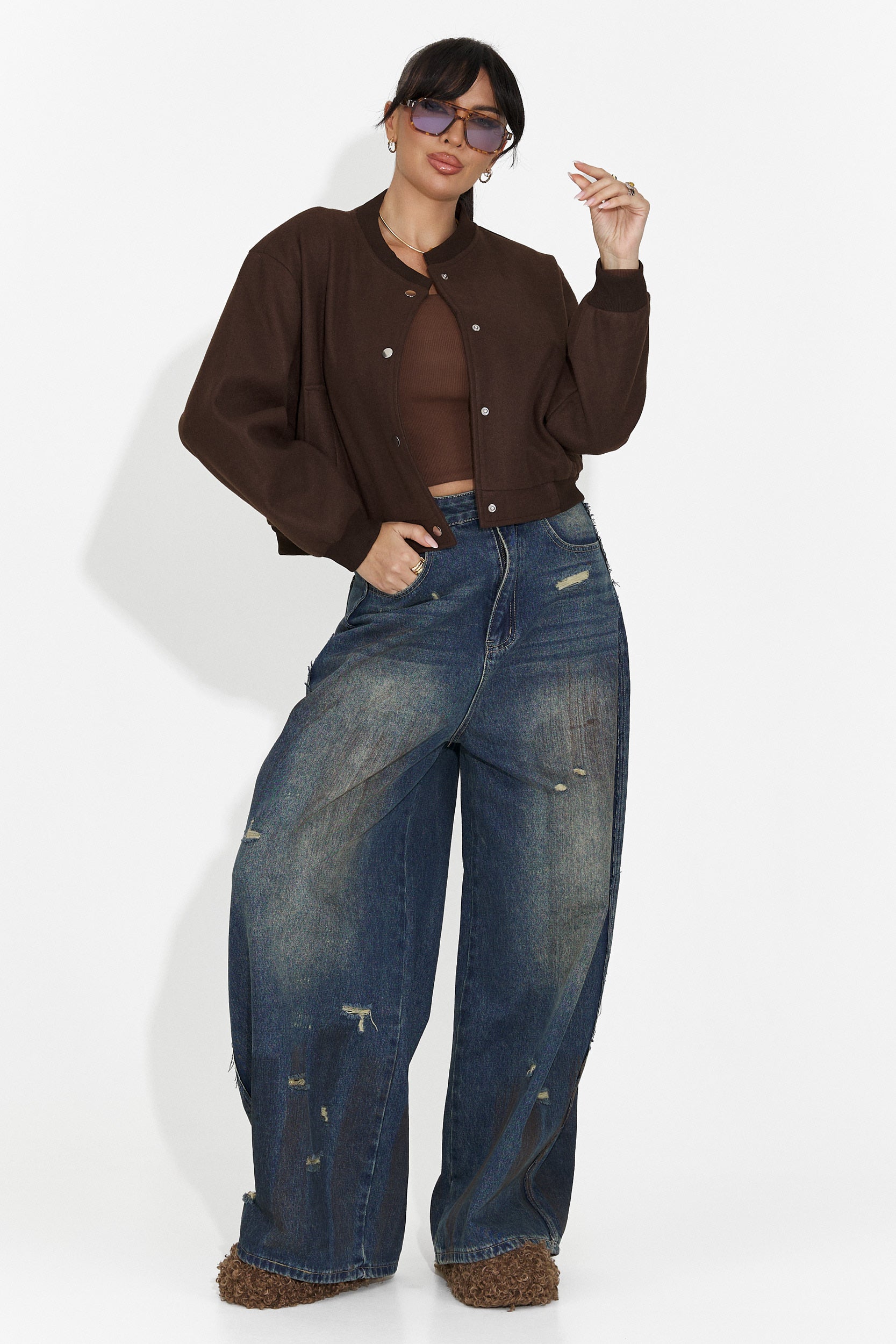 Jeans Blu Casual da Donna di Timina Bogas