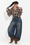Jeans Blu Casual da Donna di Timina Bogas