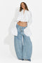 Valiama Bogas Jeans Blu Casual da Donna