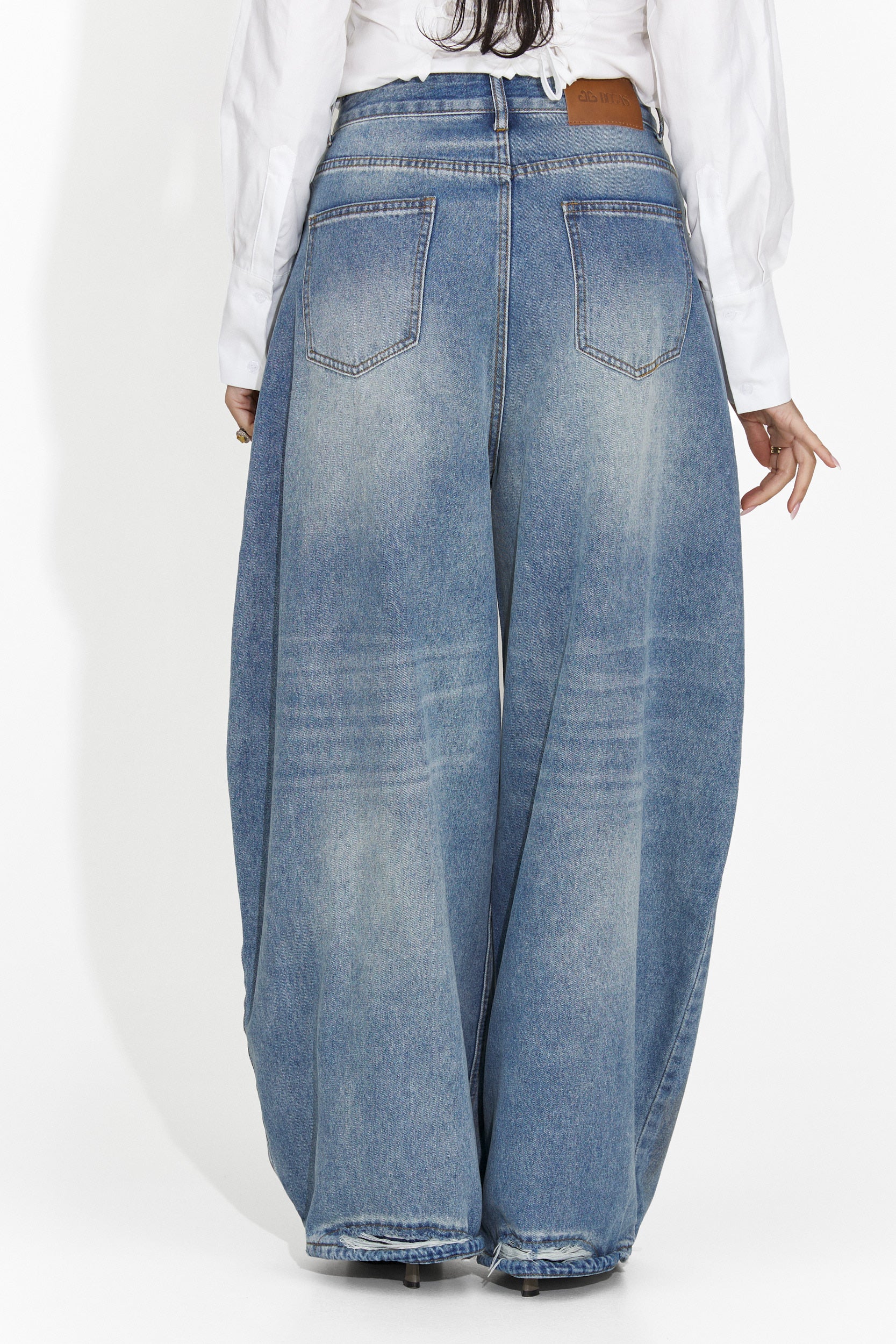 Jeans Blu Casual da Donna di Vladia Bogas