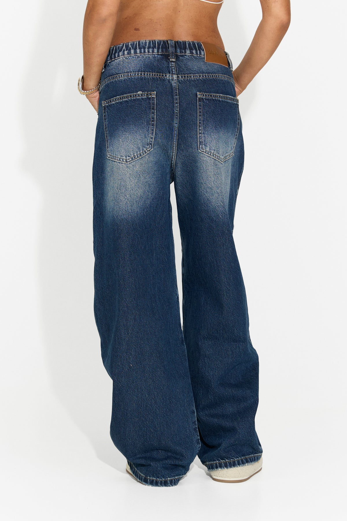 Jeans da donna casual blu Elementary Bogas