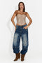 Jeans da donna casual blu Elementary Bogas