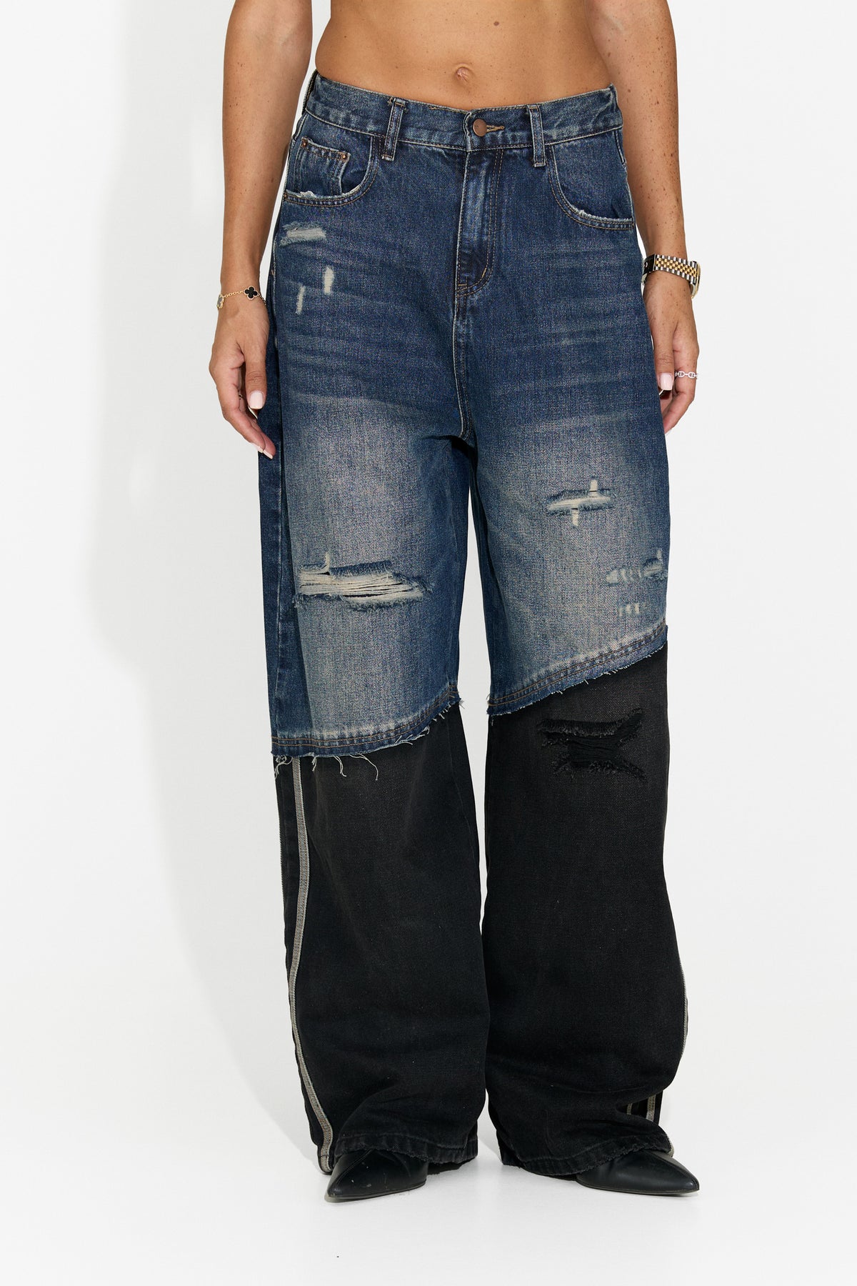 Jeans da donna casual blu Elimiuna Bogas