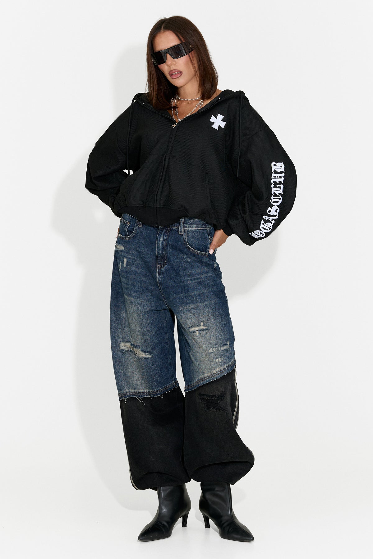 Jeans da donna casual blu Elimiuna Bogas