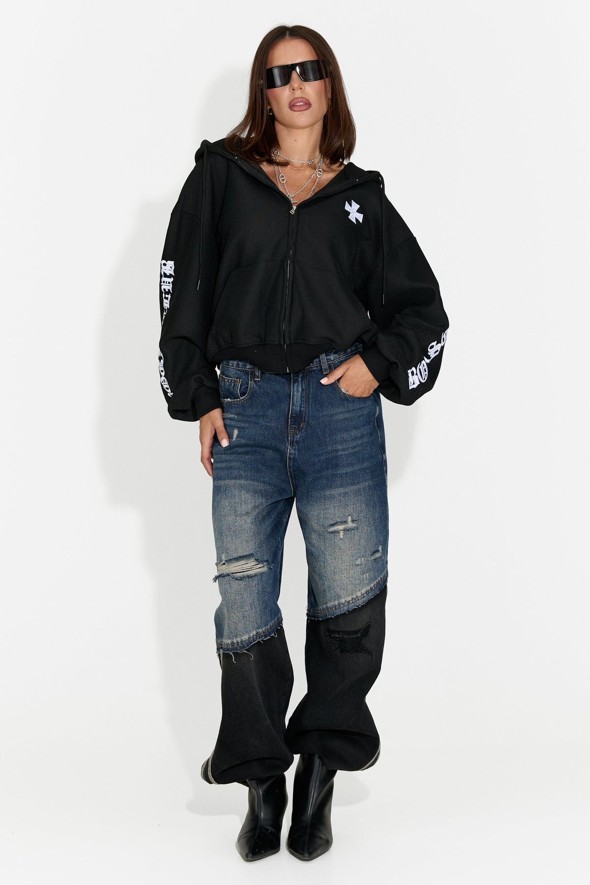 Jeans da donna casual blu Elimiuna Bogas