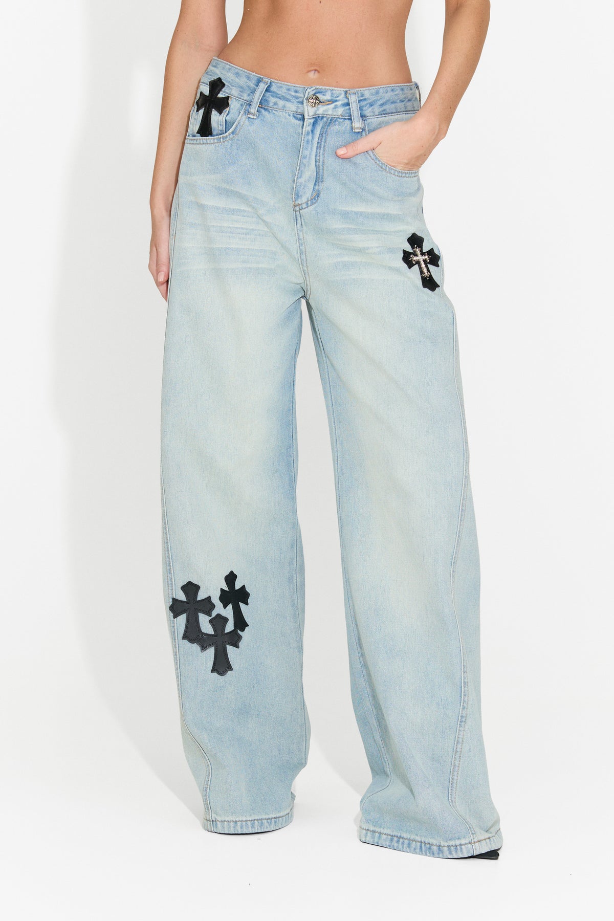 Jeans da donna casual azzurri Expira Bogas
