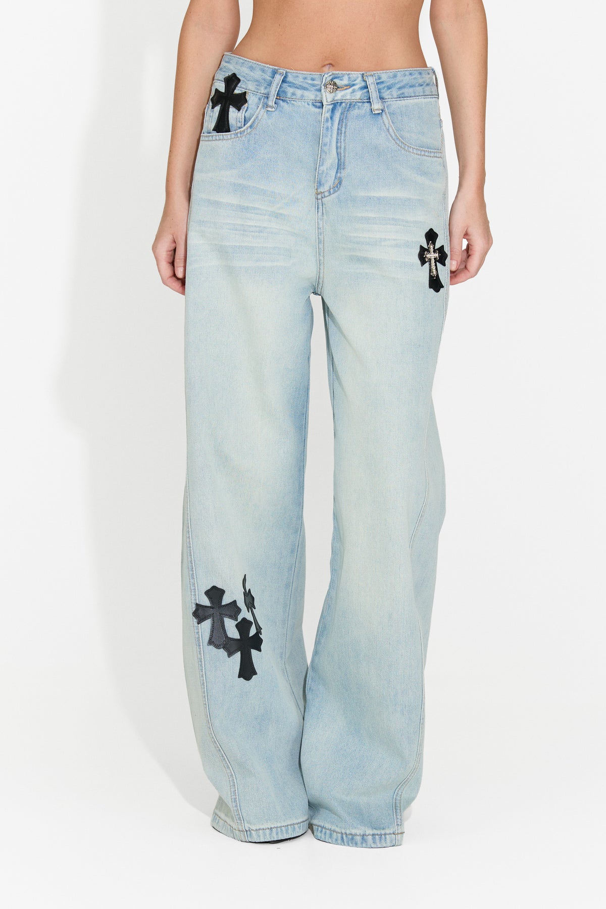 Jeans da donna casual azzurri Expira Bogas