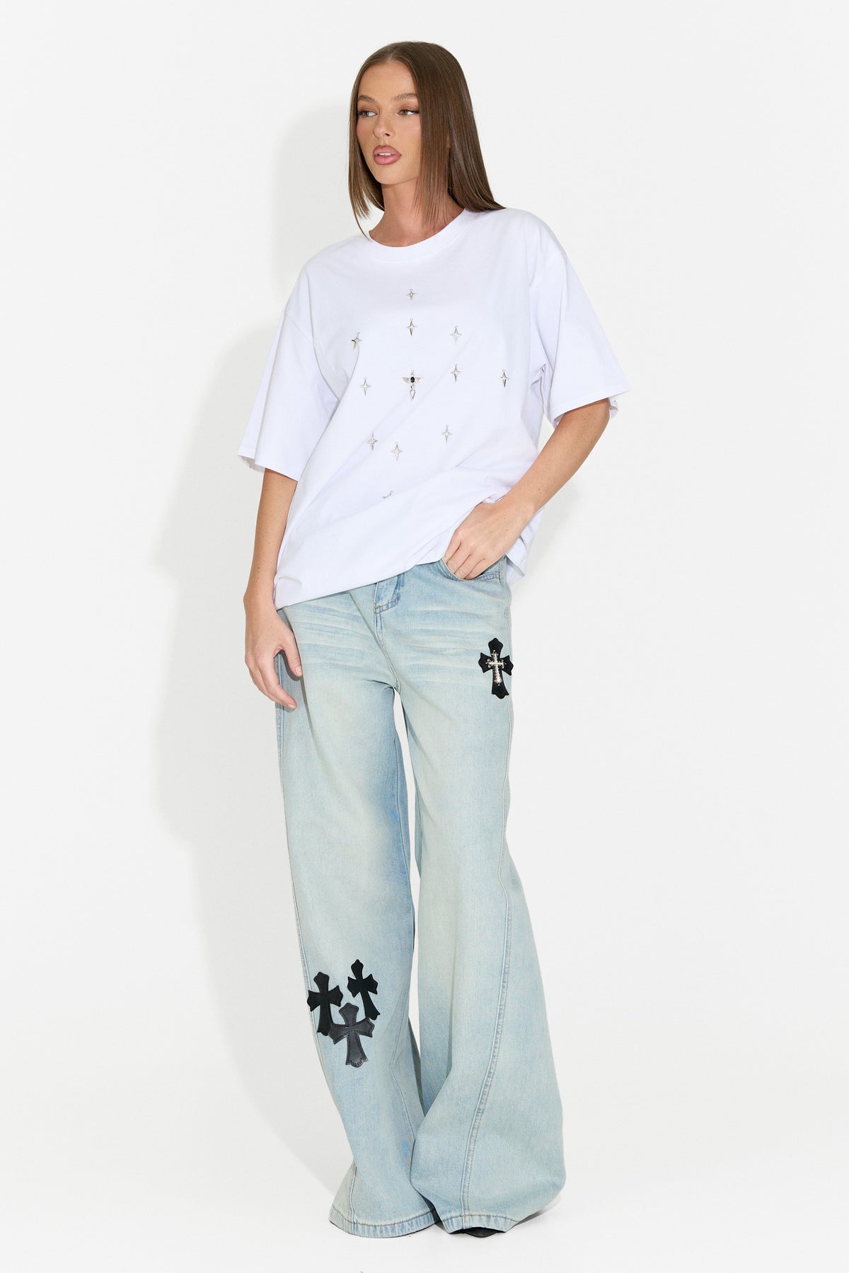 Jeans da donna casual azzurri Expira Bogas