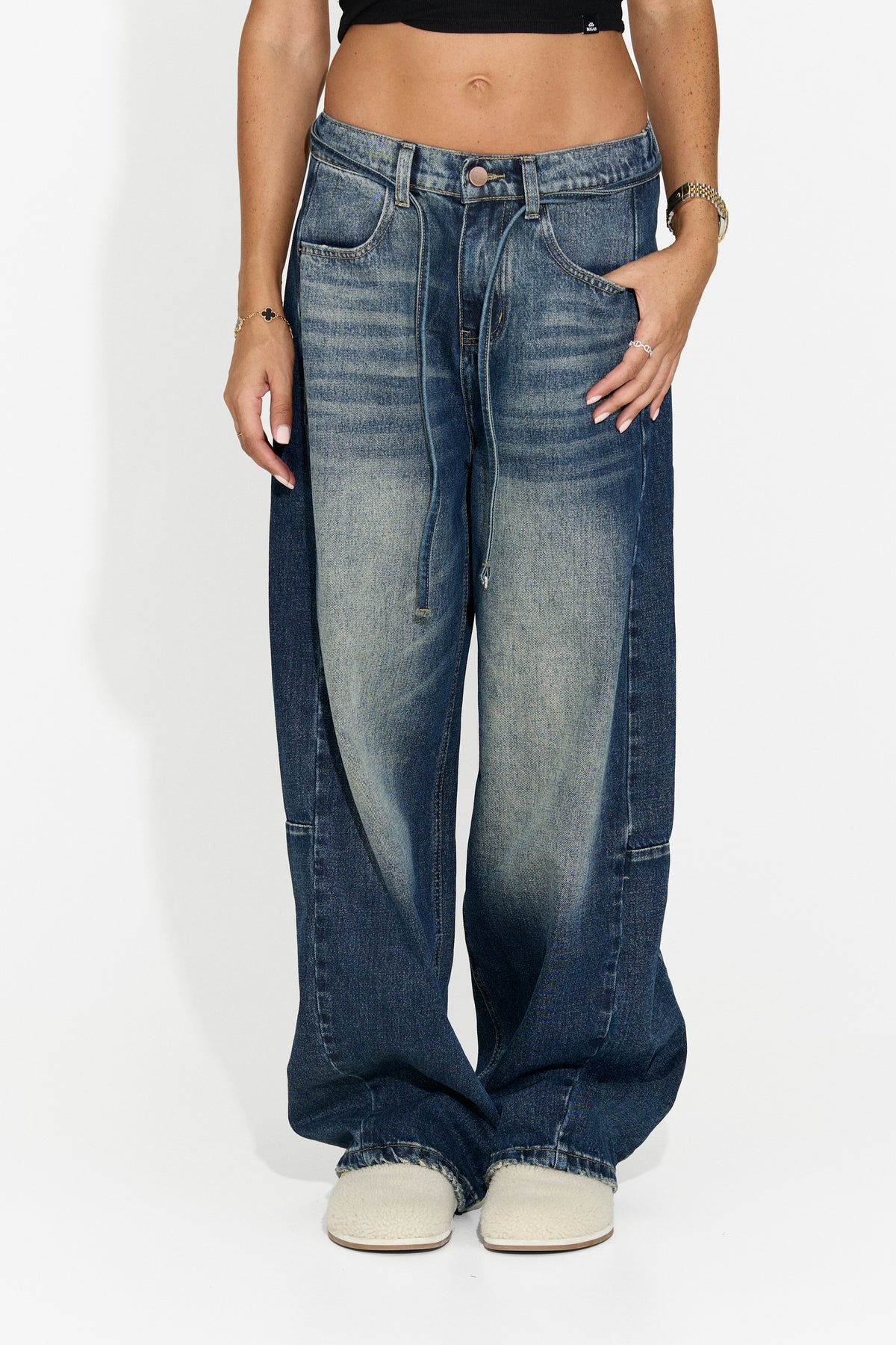 Jeans da donna casual azzurri Linearize Bogas
