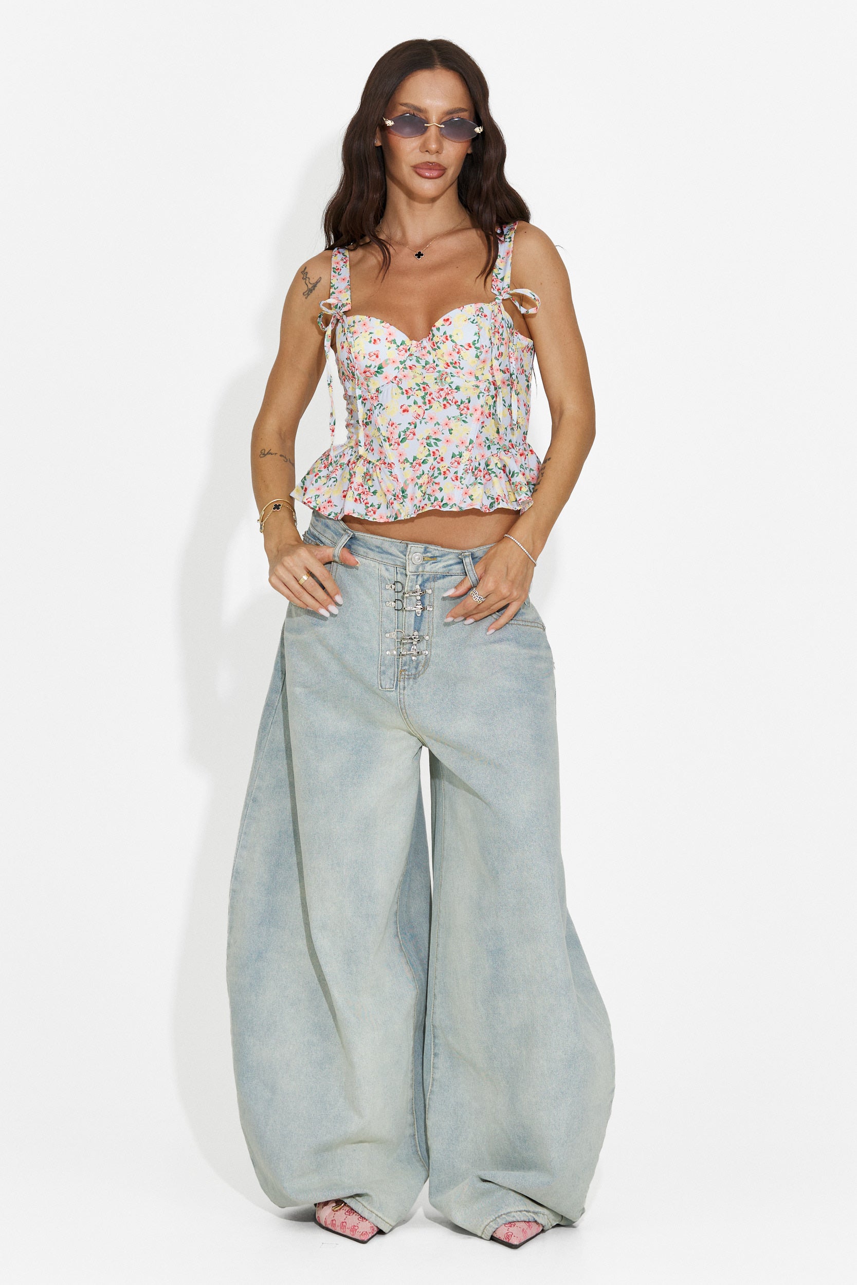 Jeans donna casual azzurri Valiama Bogas