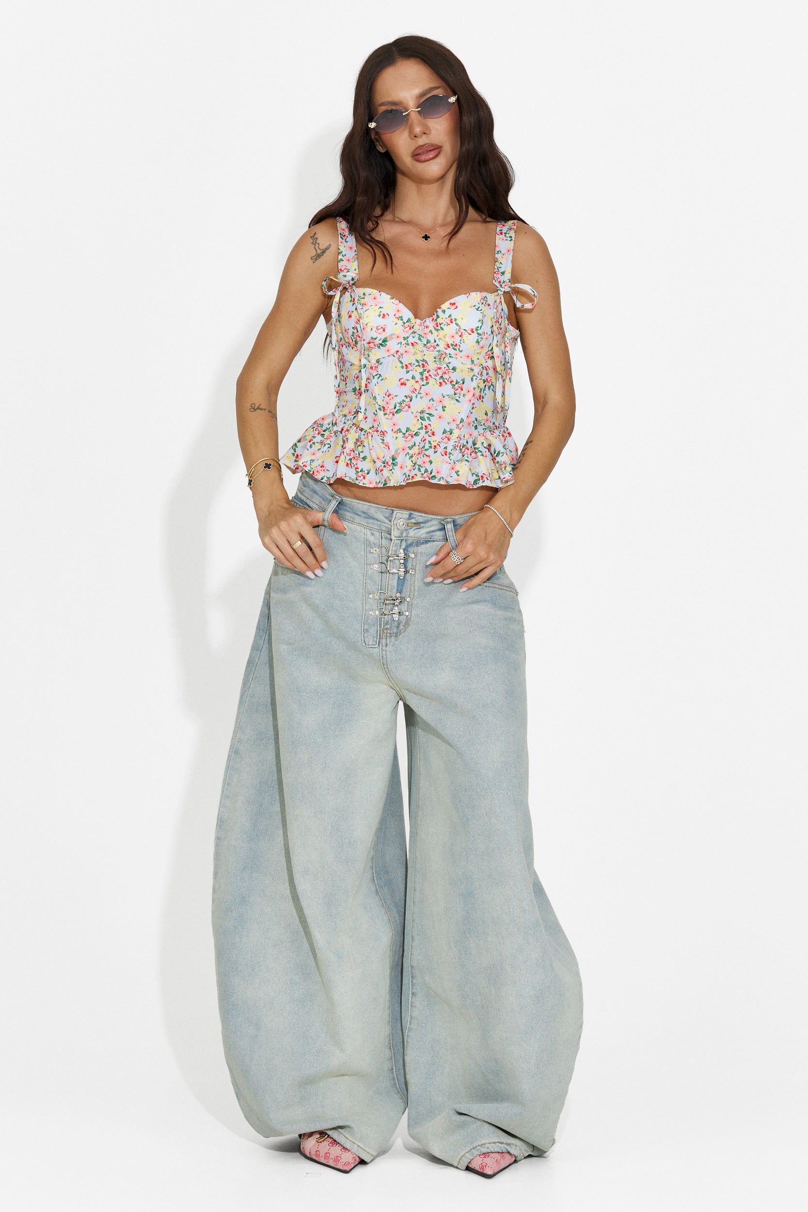 Jeans donna casual azzurri Valiama Bogas