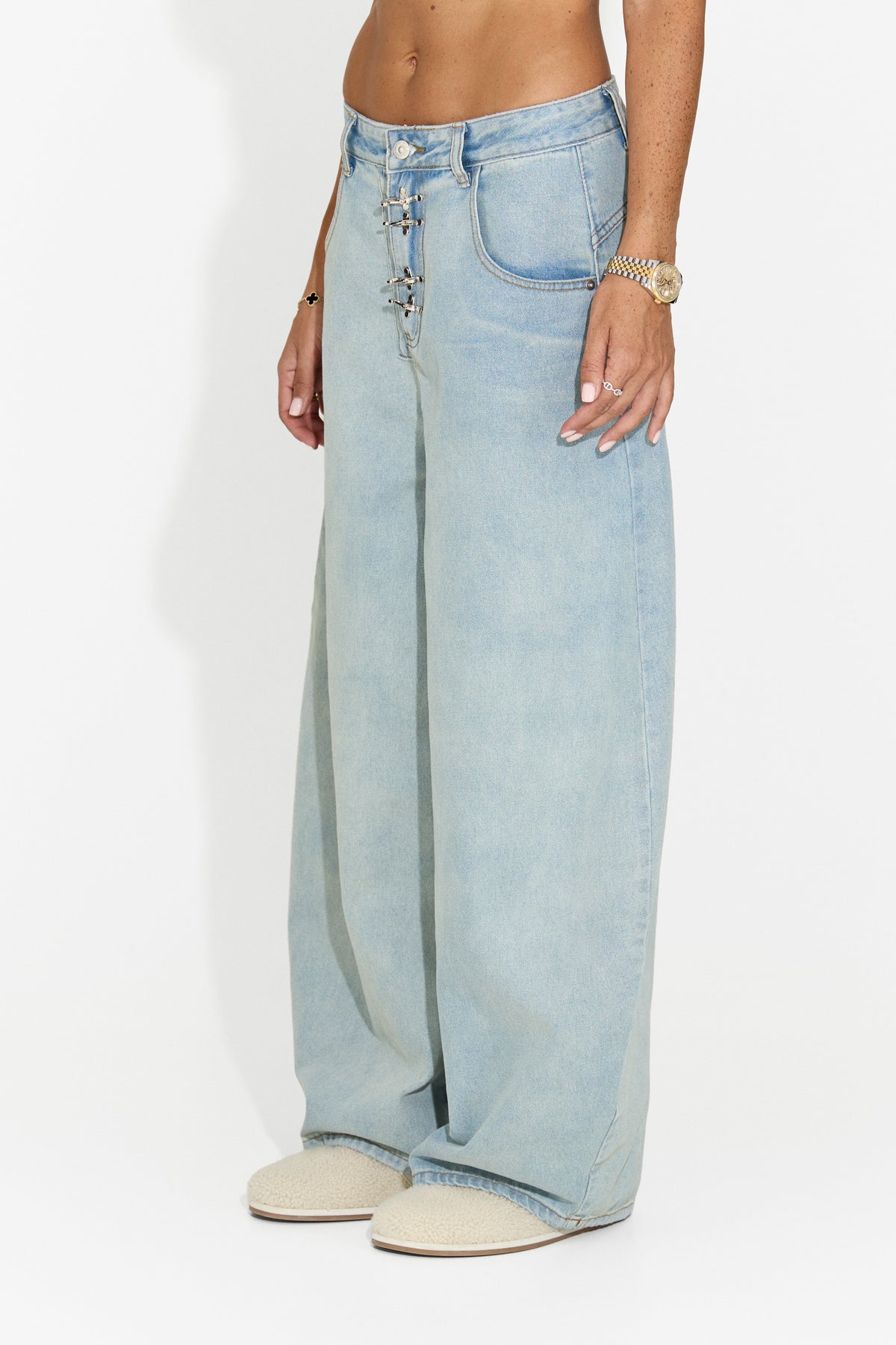 Jeans da donna casual blu chiaro Valiama Bogas